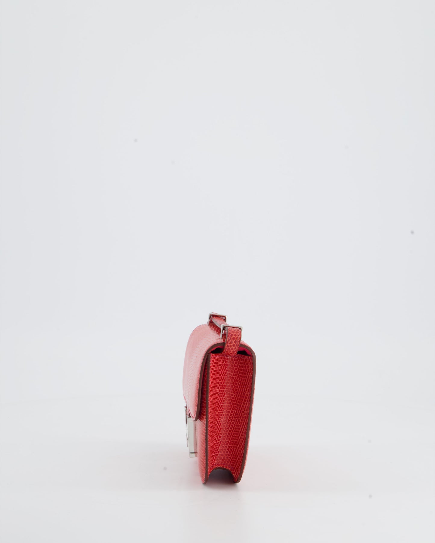 *RARE* Hermes Constance II Micro Bag in Rouge Lizard with Palladium Hardware