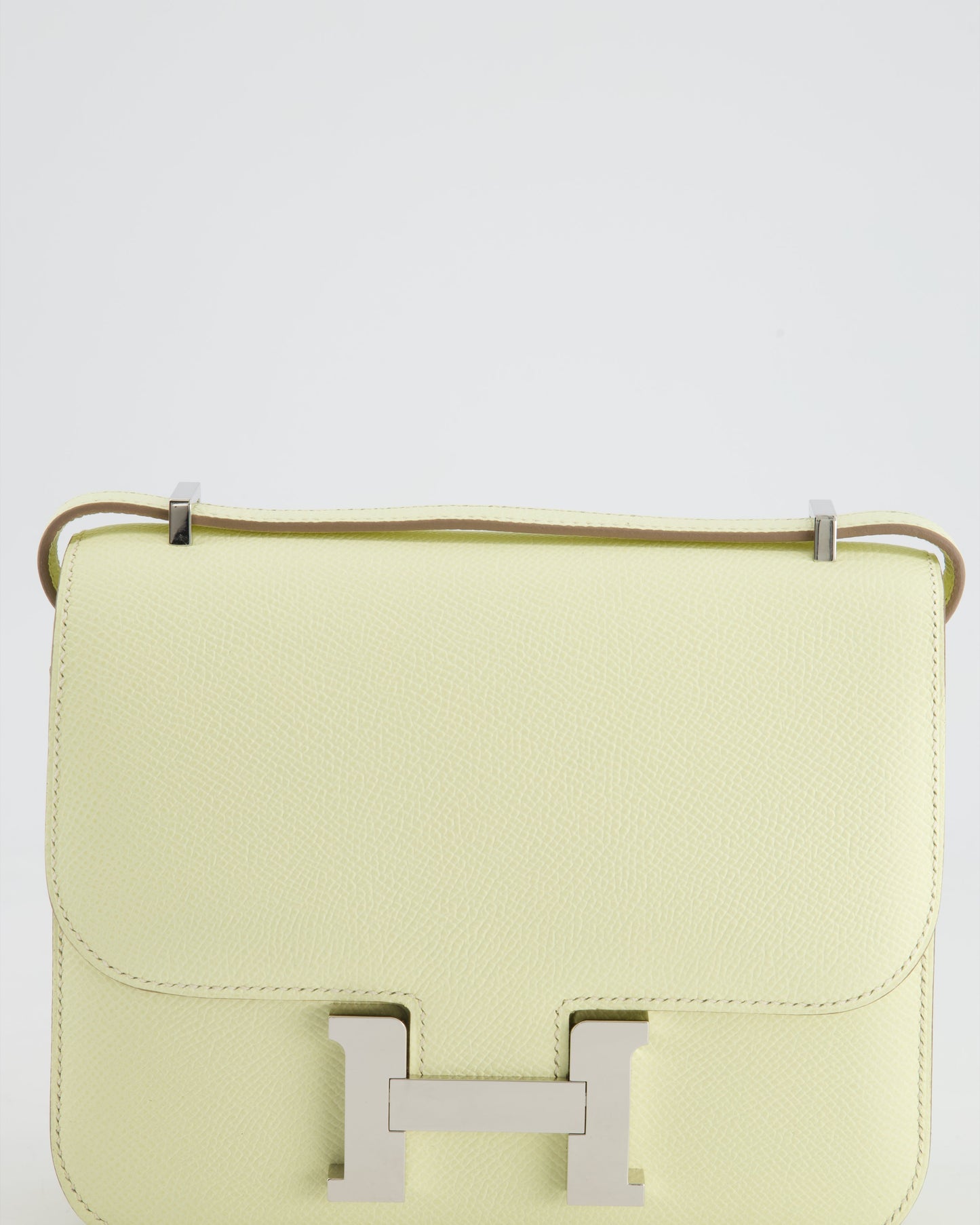 *NEW COLOUR* Hermes Constance III 18 Miroir Bag in Jaune Milton Epsom Leather with Palladium Hardware