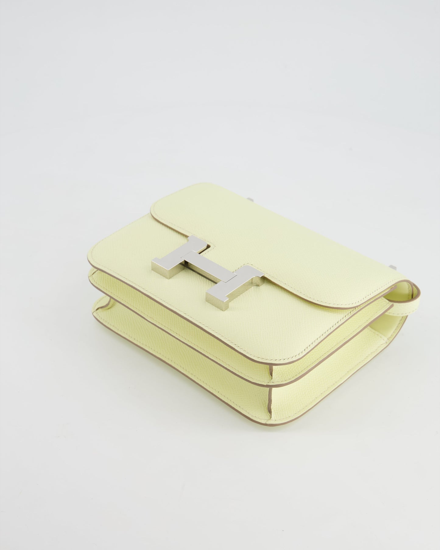 *NEW COLOUR* Hermes Constance III 18 Miroir Bag in Jaune Milton Epsom Leather with Palladium Hardware