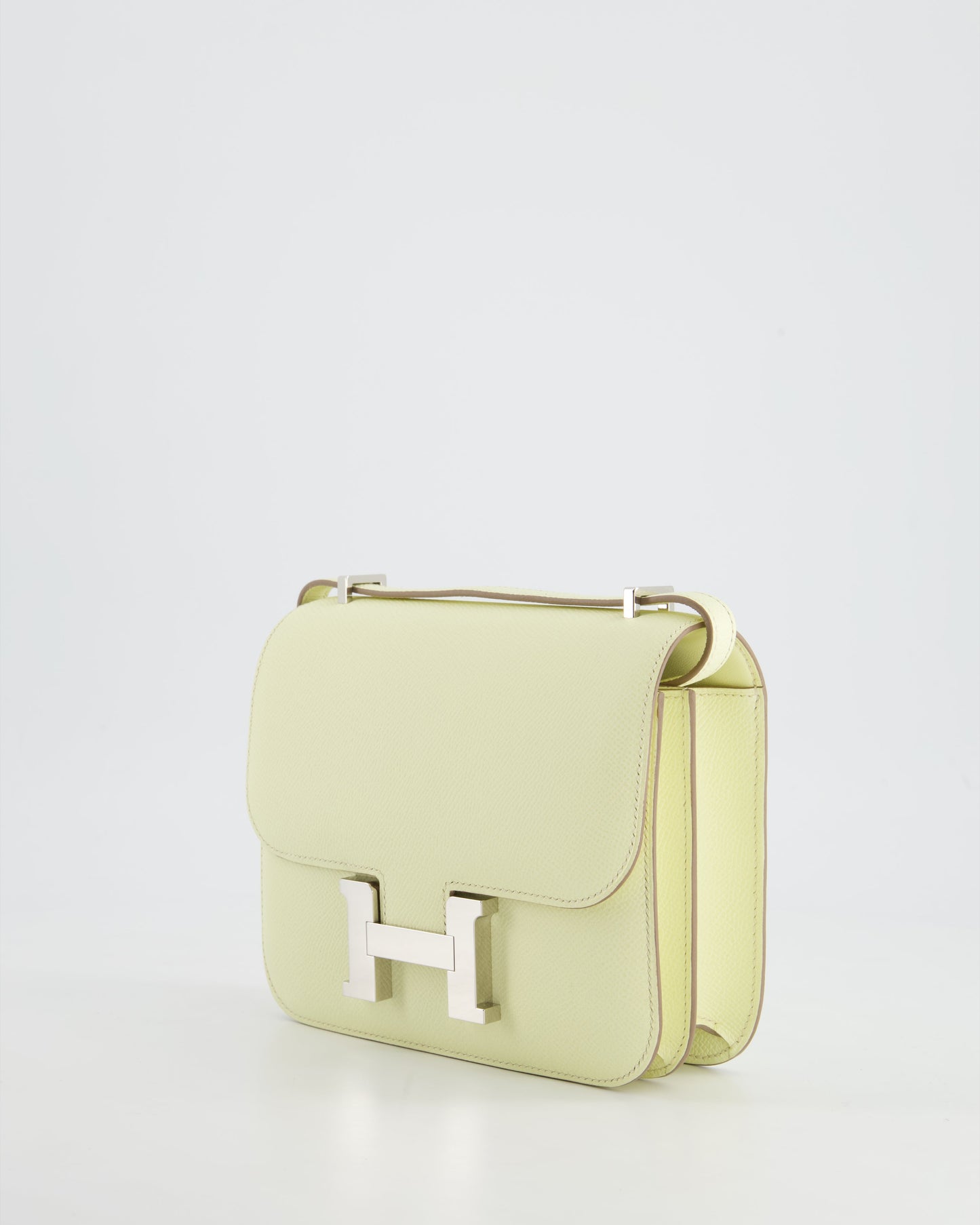 *NEW COLOUR* Hermes Constance III 18 Miroir Bag in Jaune Milton Epsom Leather with Palladium Hardware