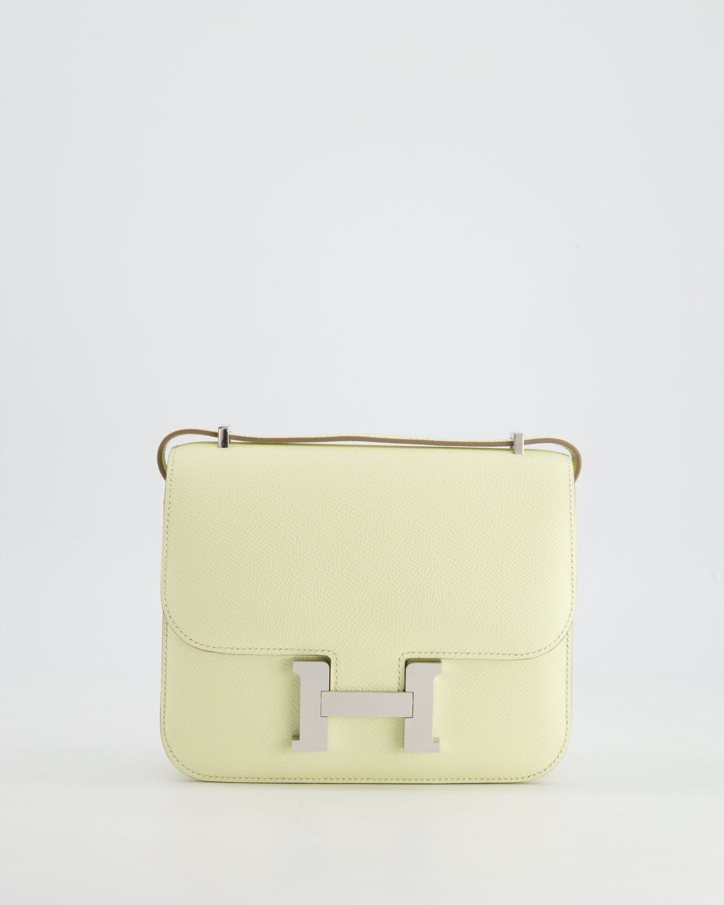*NEW COLOUR* Hermes Constance III 18 Miroir Bag in Jaune Milton Epsom Leather with Palladium Hardware