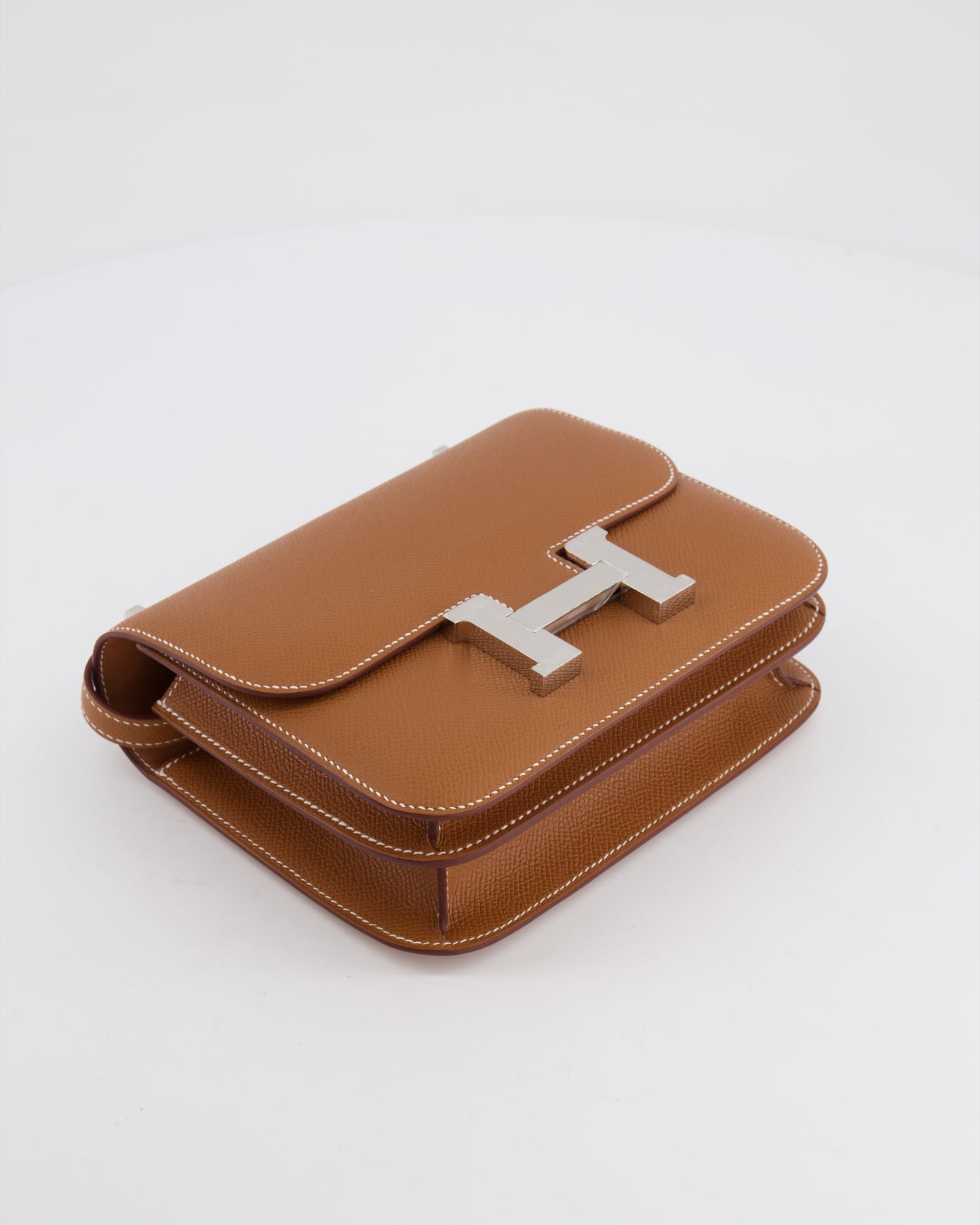 *HOT* Hermes Constance III 18 Miroir Bag in Gold Epsom Leather with Palladium Hardware