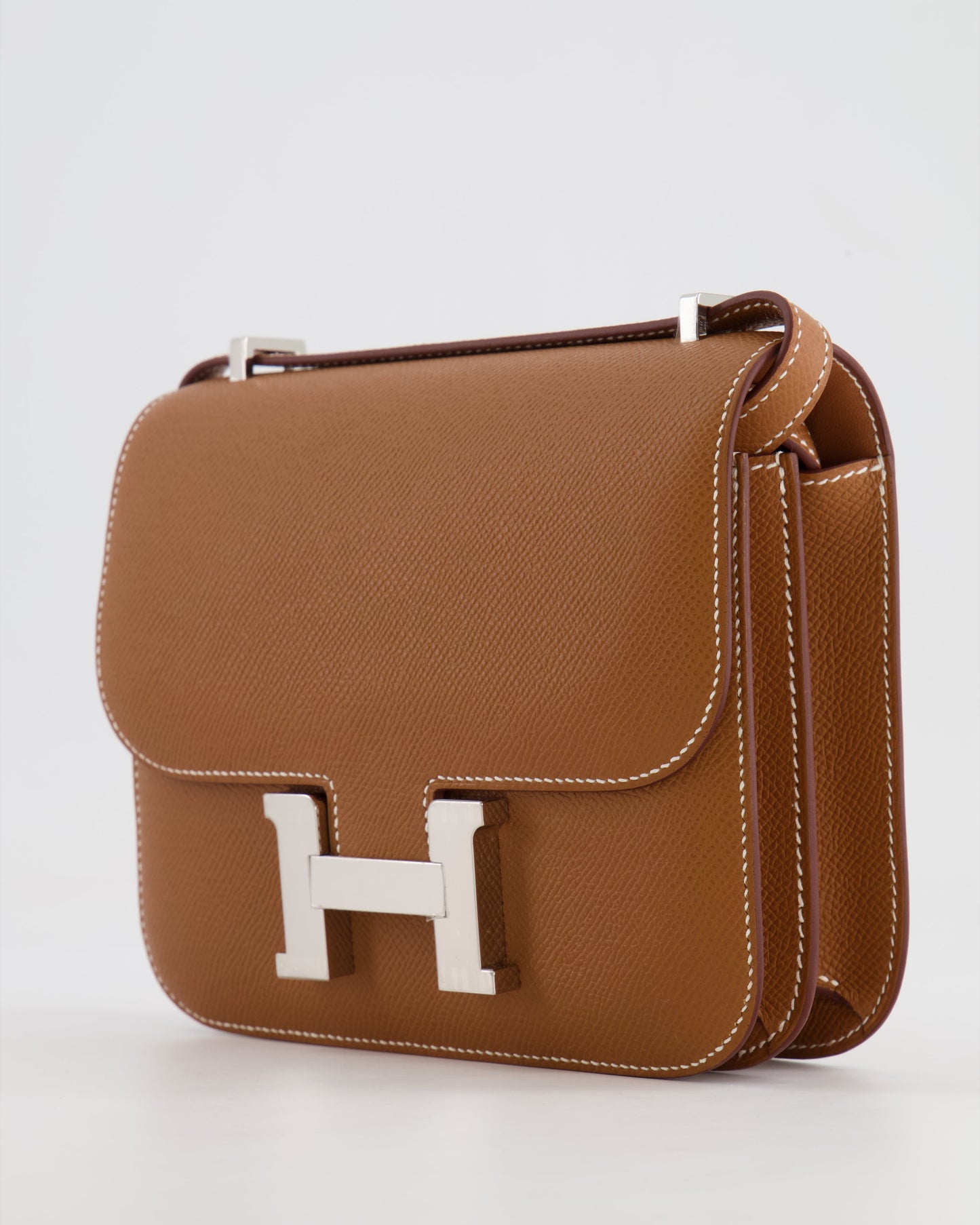 *HOT* Hermes Constance III 18 Miroir Bag in Gold Epsom Leather with Palladium Hardware