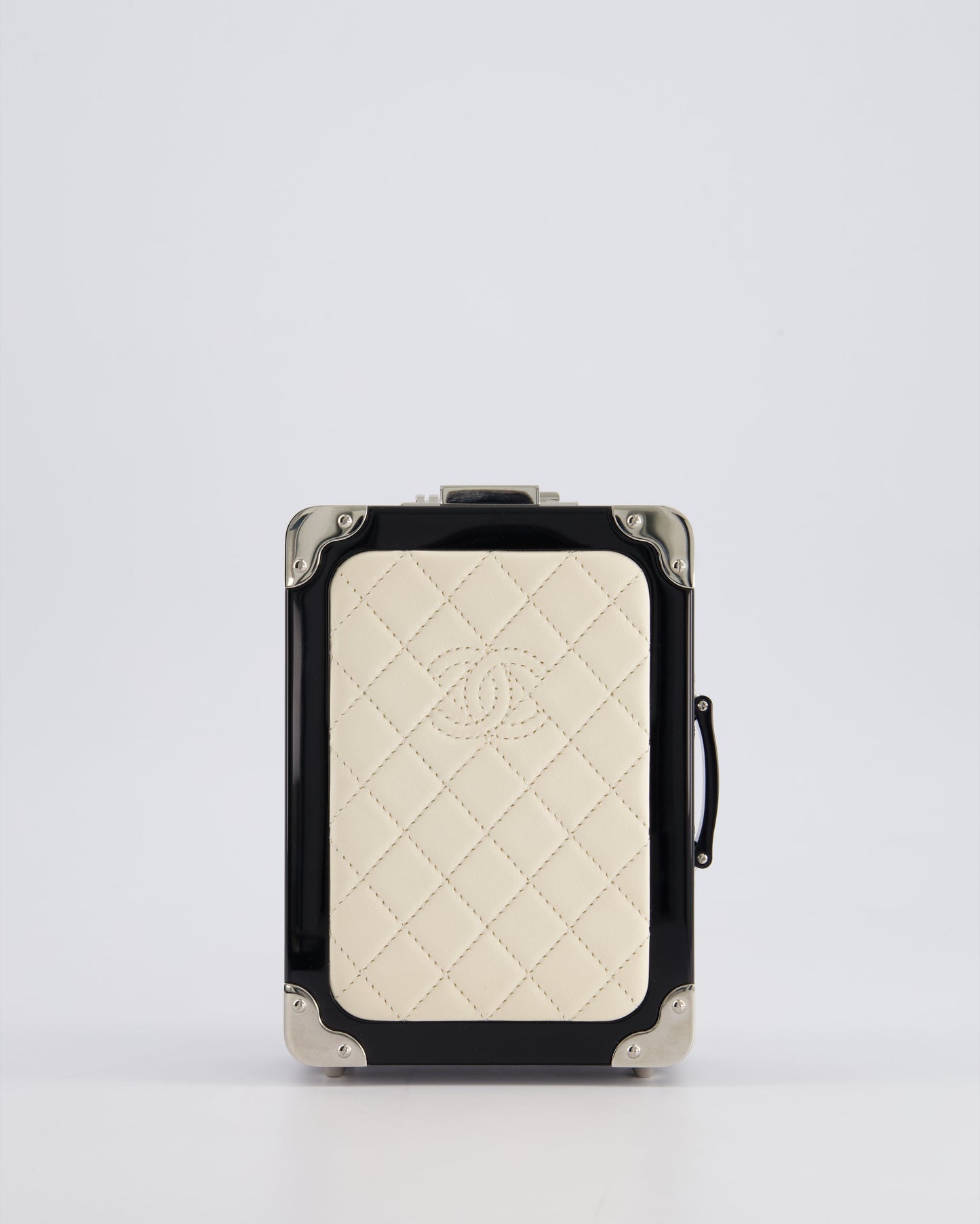 *RARE* Chanel 2016 Airlines Evening In The Air Trolley  Bag with Silver Hardware and Quilted Leather with CC Logo Detail