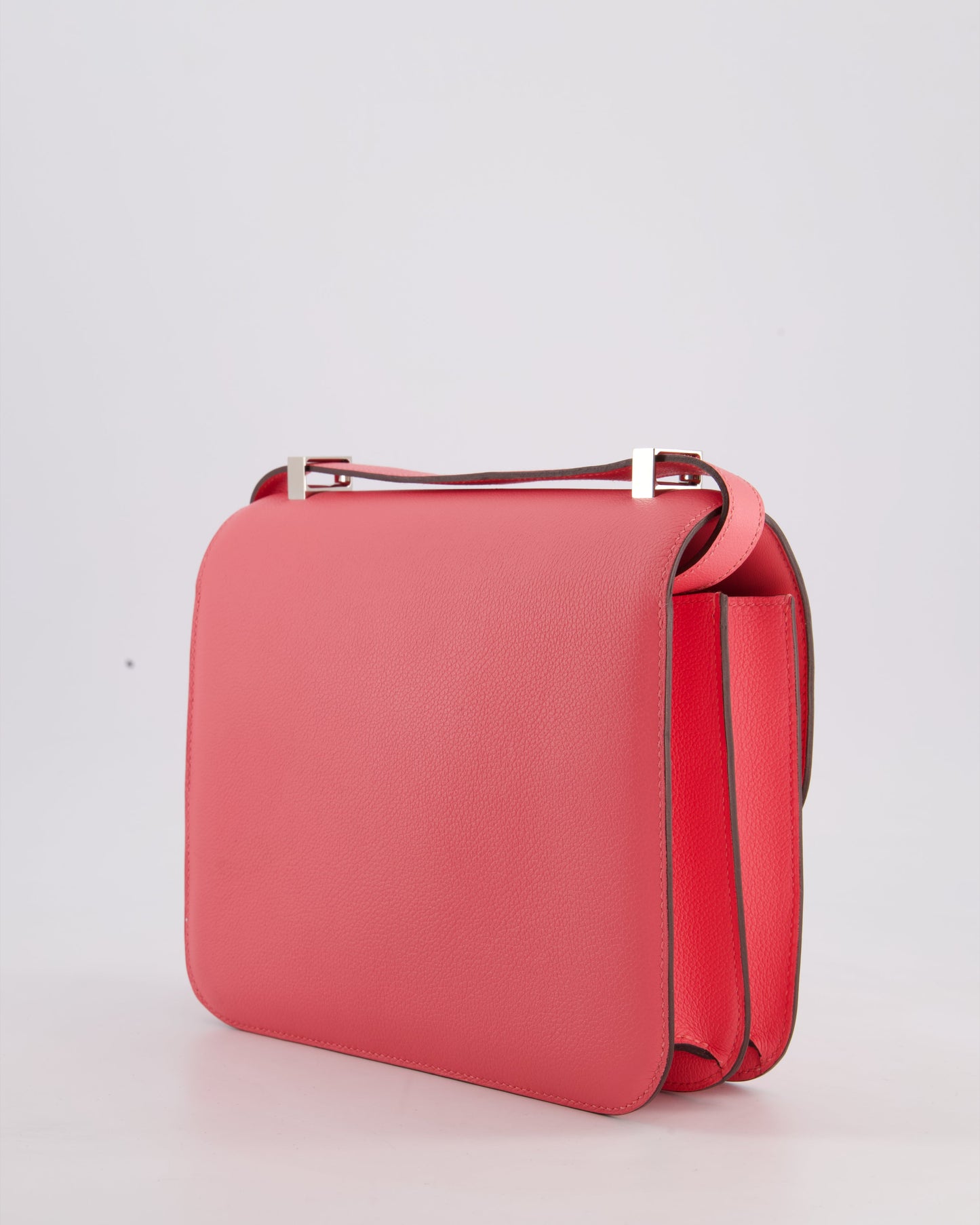 *HOT* Hermes Constance III 24 Bag in Rose Azalee Evercolour Leather with Palladium Hardware