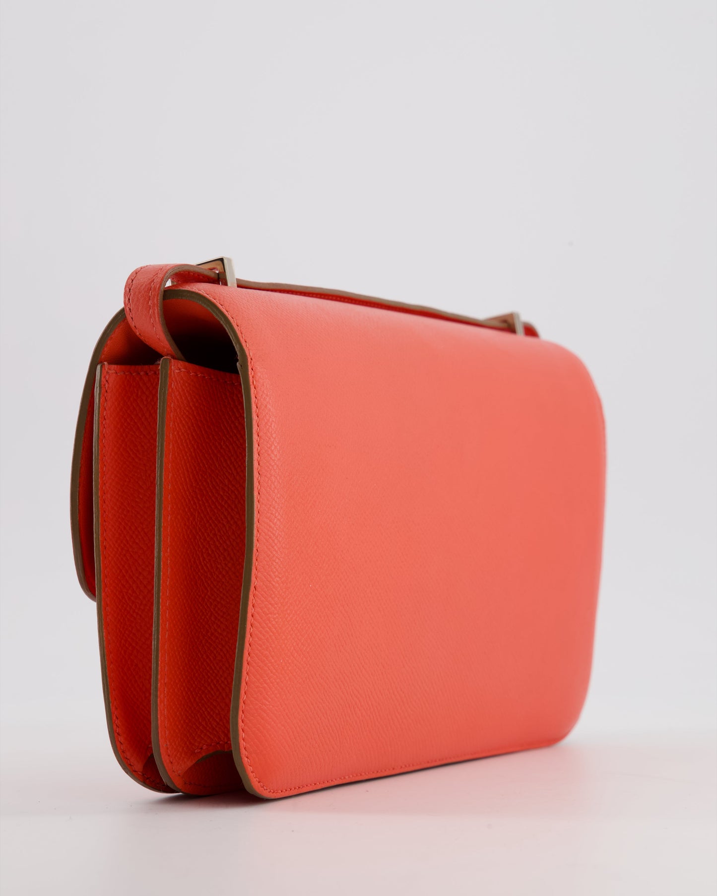 Hermes Constance Elan Bag in Rose Jaipur Epsom Leather with Palladium Hardware