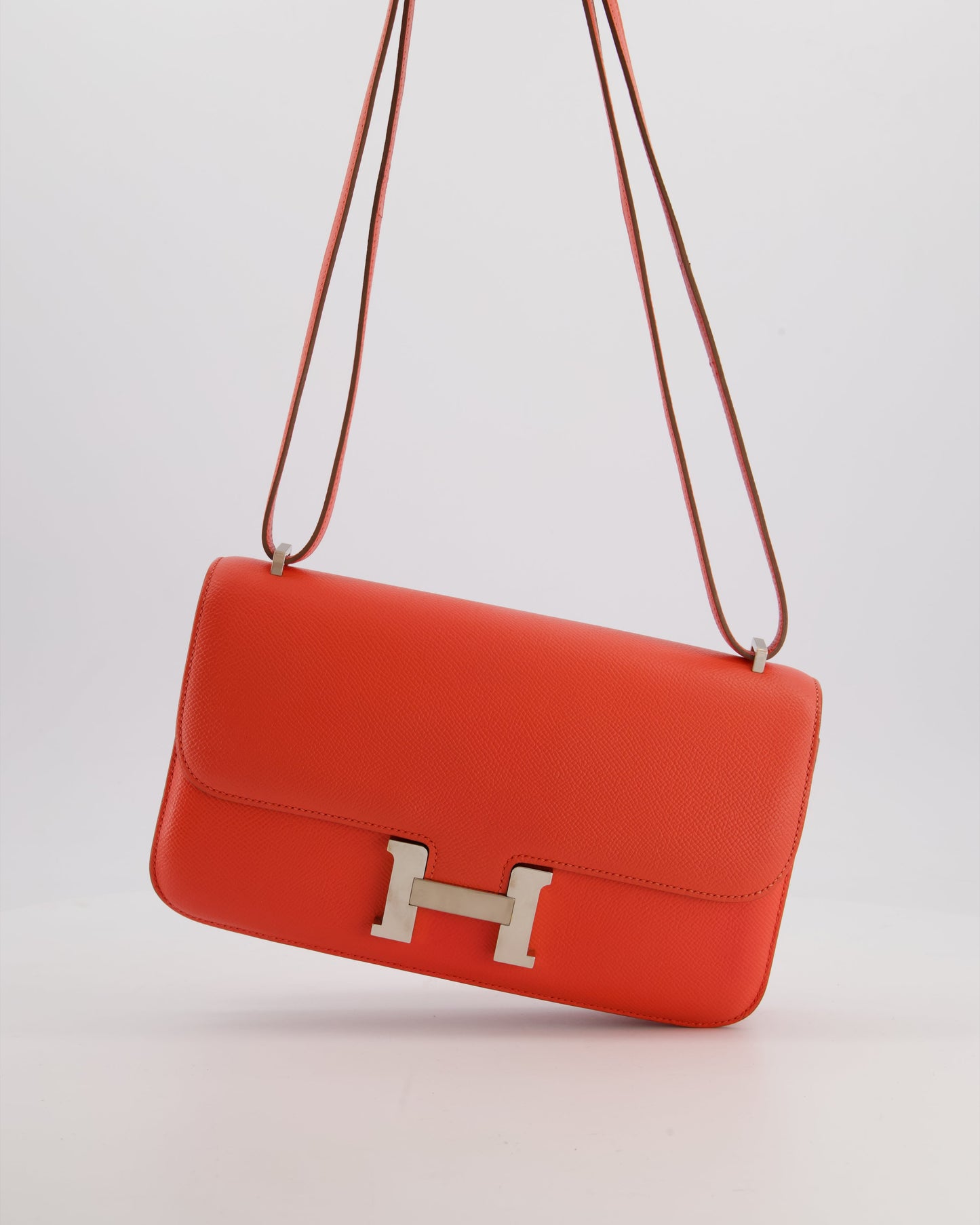 Hermes Constance Elan Bag in Rose Jaipur Epsom Leather with Palladium Hardware