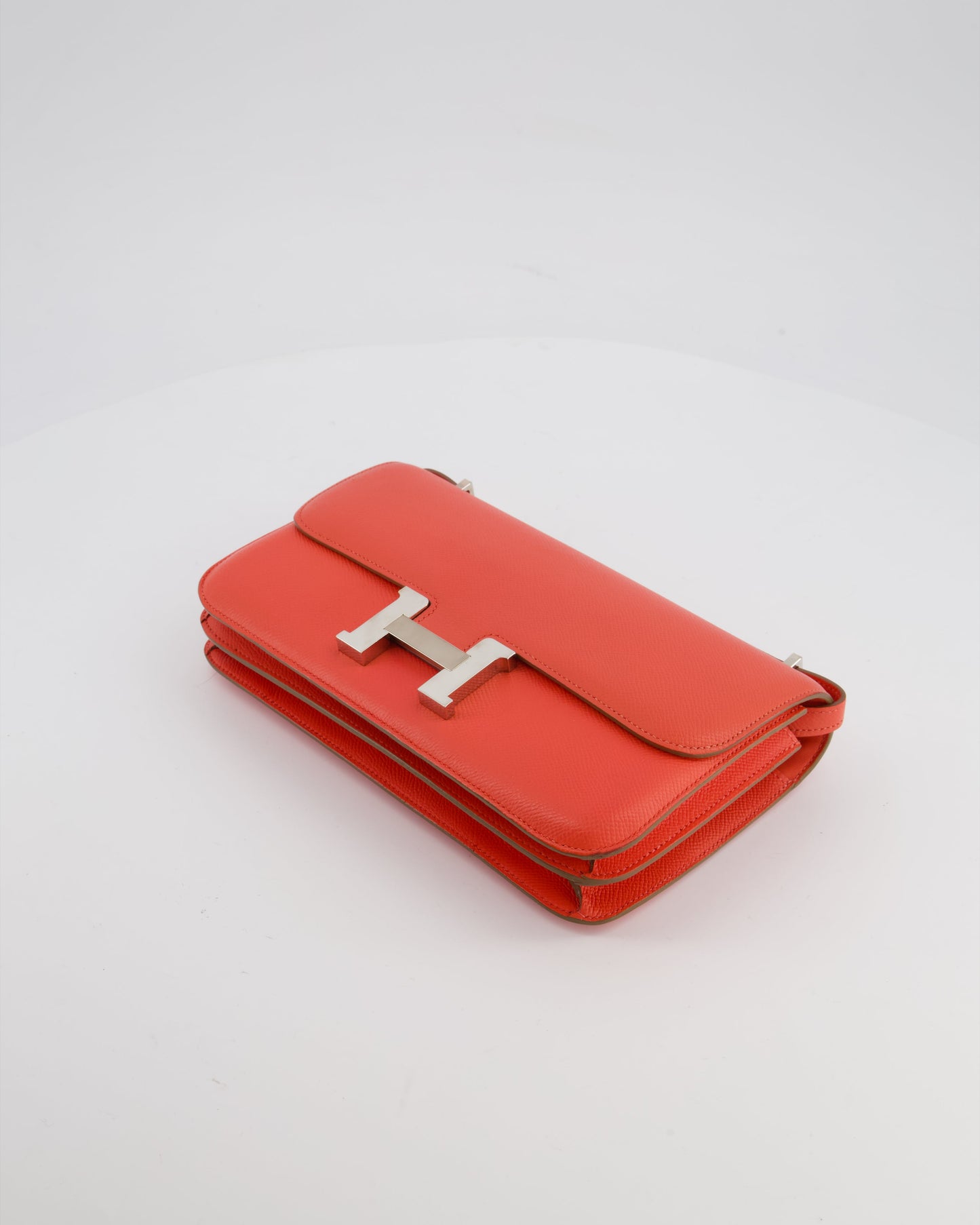 Hermes Constance Elan Bag in Rose Jaipur Epsom Leather with Palladium Hardware