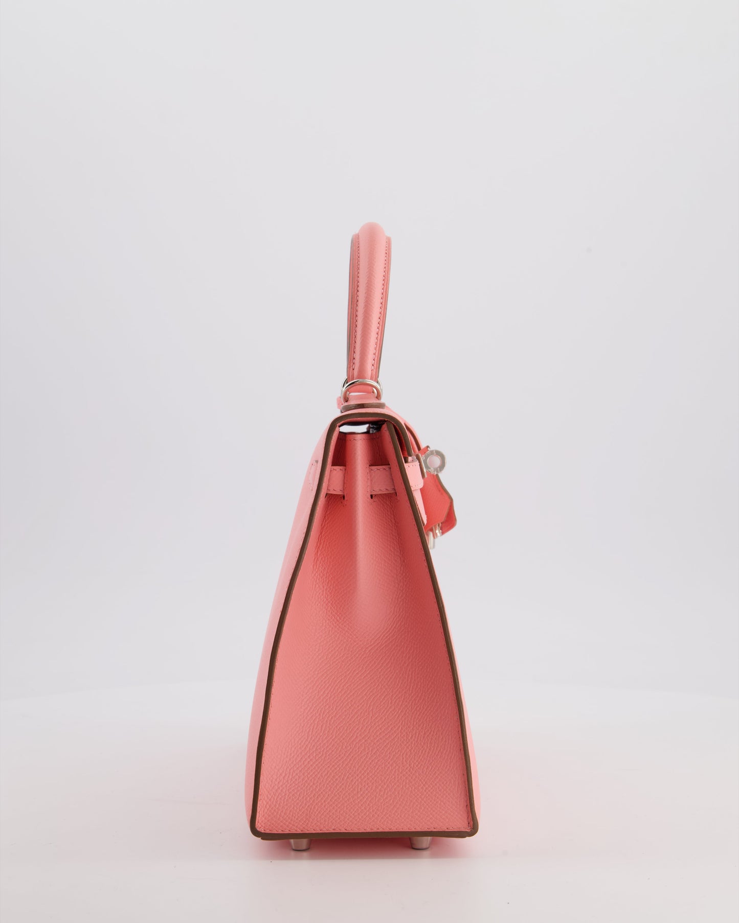 *RARE* Hermes Kelly 25 Sellier Bag in Rose Confetti in Epsom Leather with Palladium Hardware