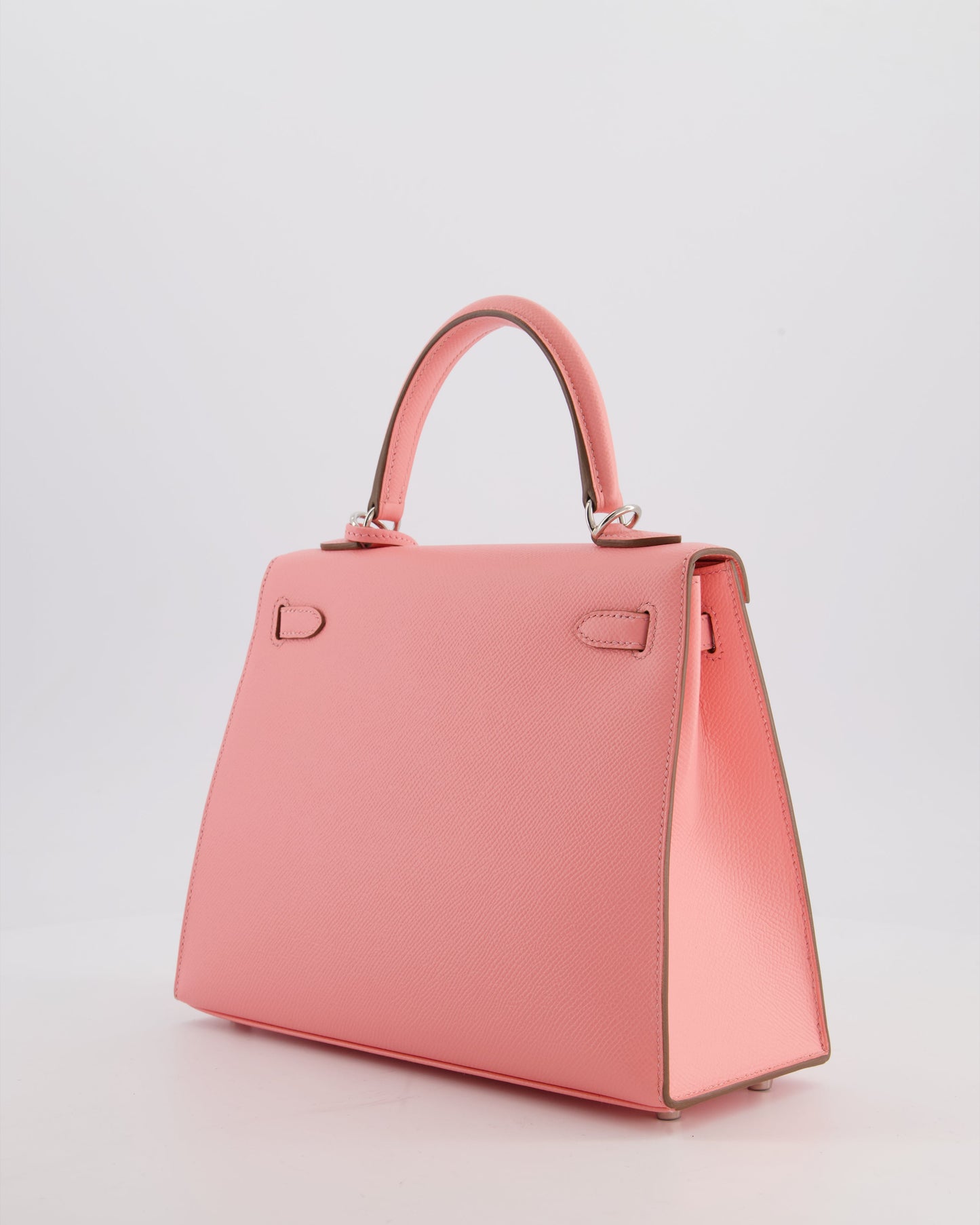 *RARE* Hermes Kelly 25 Sellier Bag in Rose Confetti in Epsom Leather with Palladium Hardware