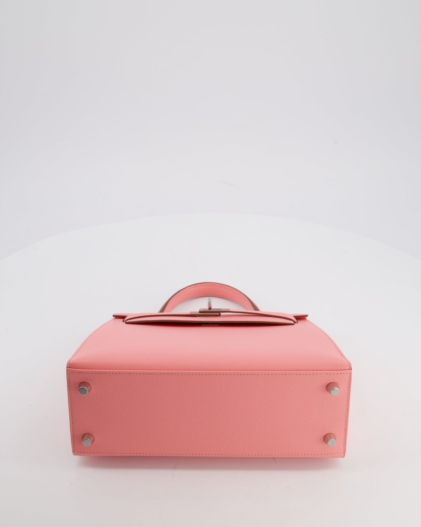 *RARE* Hermes Kelly 25 Sellier Bag in Rose Confetti in Epsom Leather with Palladium Hardware