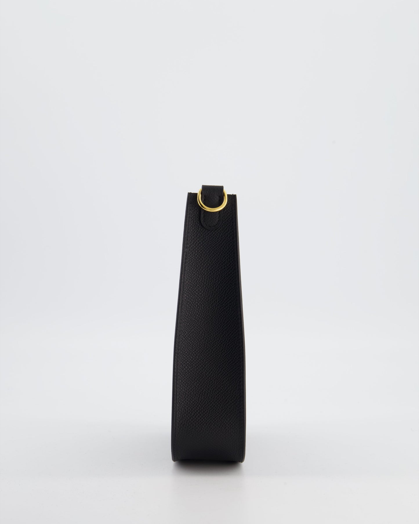 Hermes Black Mini Evelyne Sellier Bag in Epsom Leather with Gold Hardware