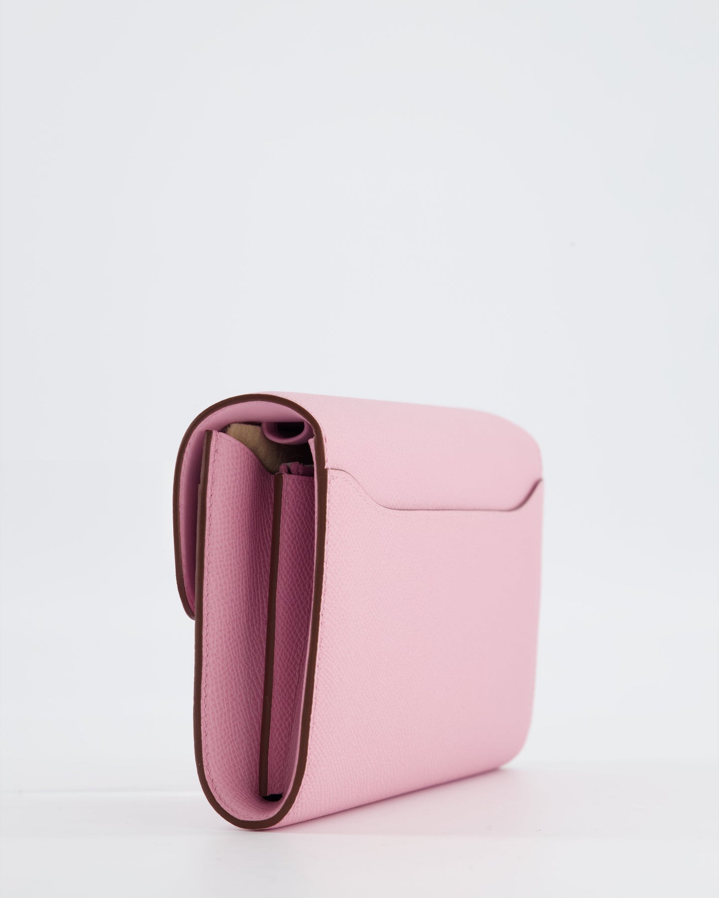 Hermes Constance To Go Bag in Mauve Sylvestre Epsom Leather with Palladium Hardware