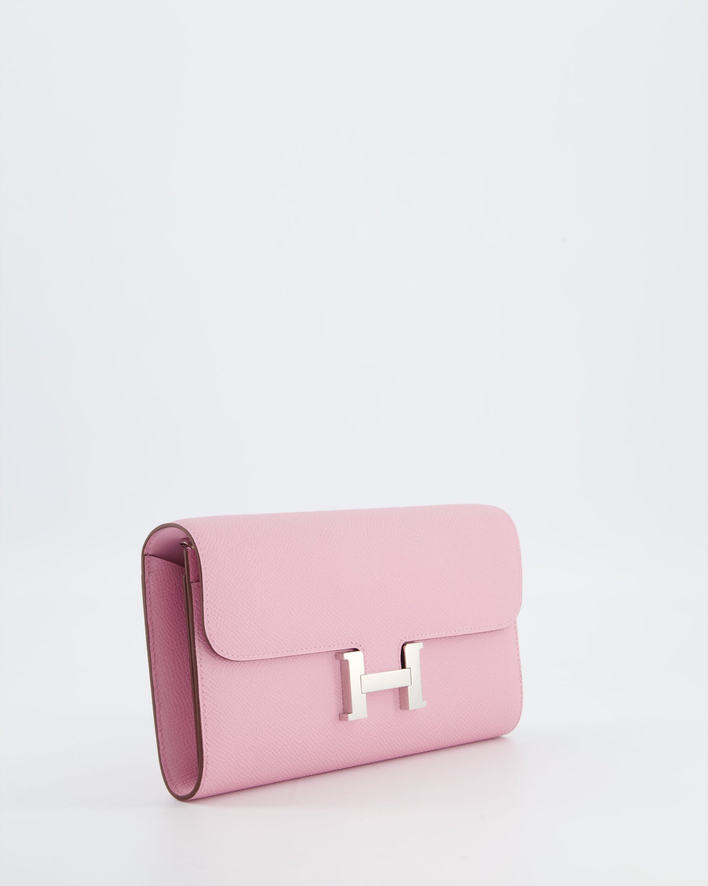 Hermes Constance To Go Bag in Mauve Sylvestre Epsom Leather with Palladium Hardware