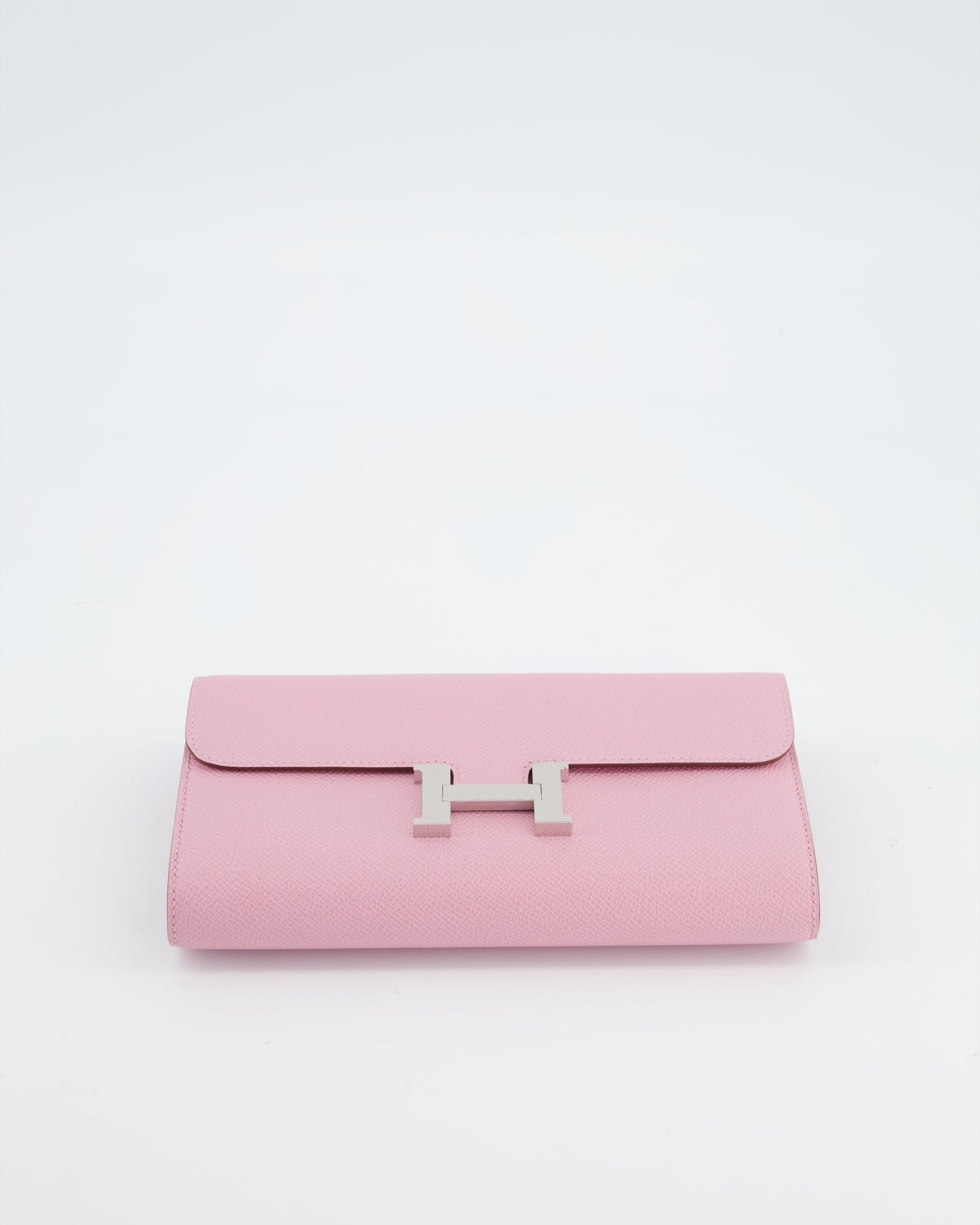 Hermes Constance To Go Bag in Mauve Sylvestre Epsom Leather with Palladium Hardware