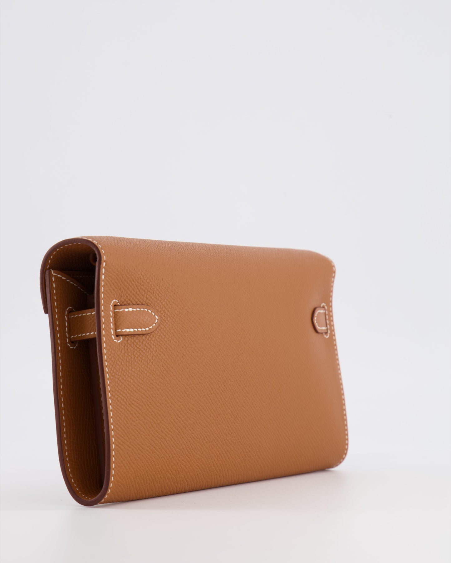 Hermes Kelly To Go Bag in Gold Epsom Leather with Palladium Hardware