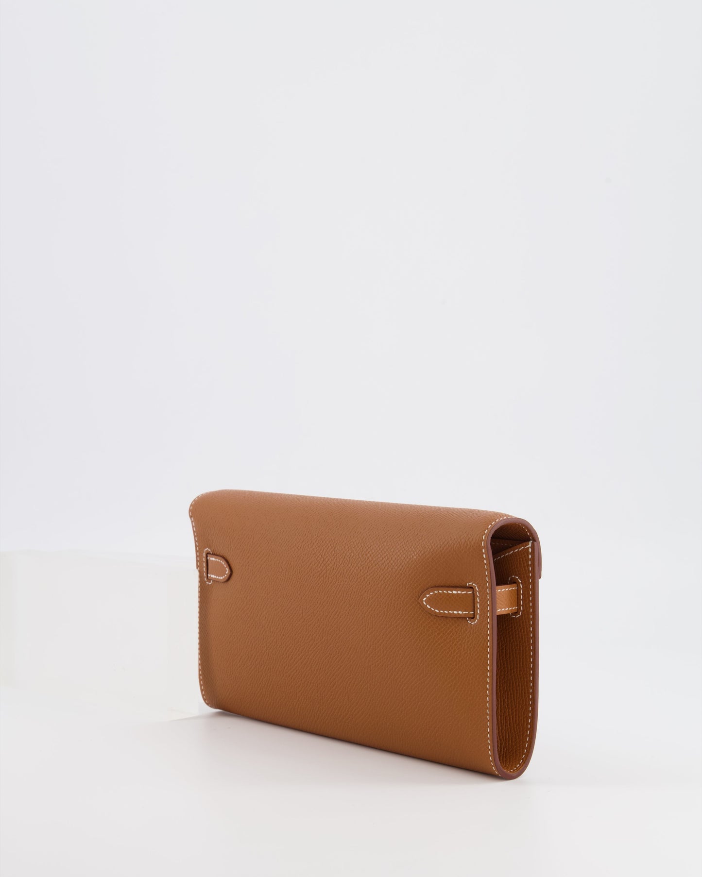Hermes Kelly To Go Bag in Gold Epsom Leather with Palladium Hardware