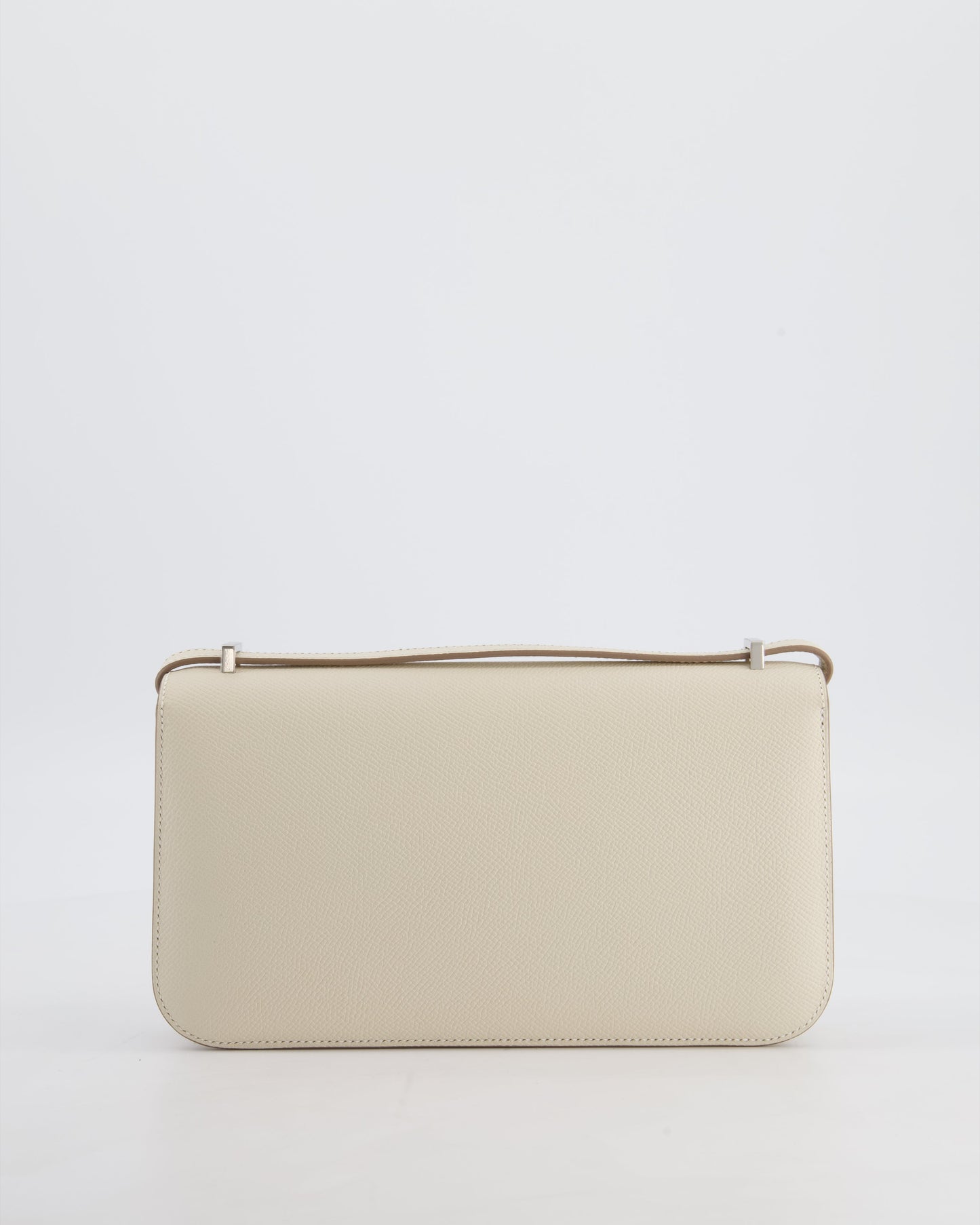 *NEW RELEASE* Hermes Constance 1-Elan Miroir Bag in Craie Epsom Leather with Palladium Hardware