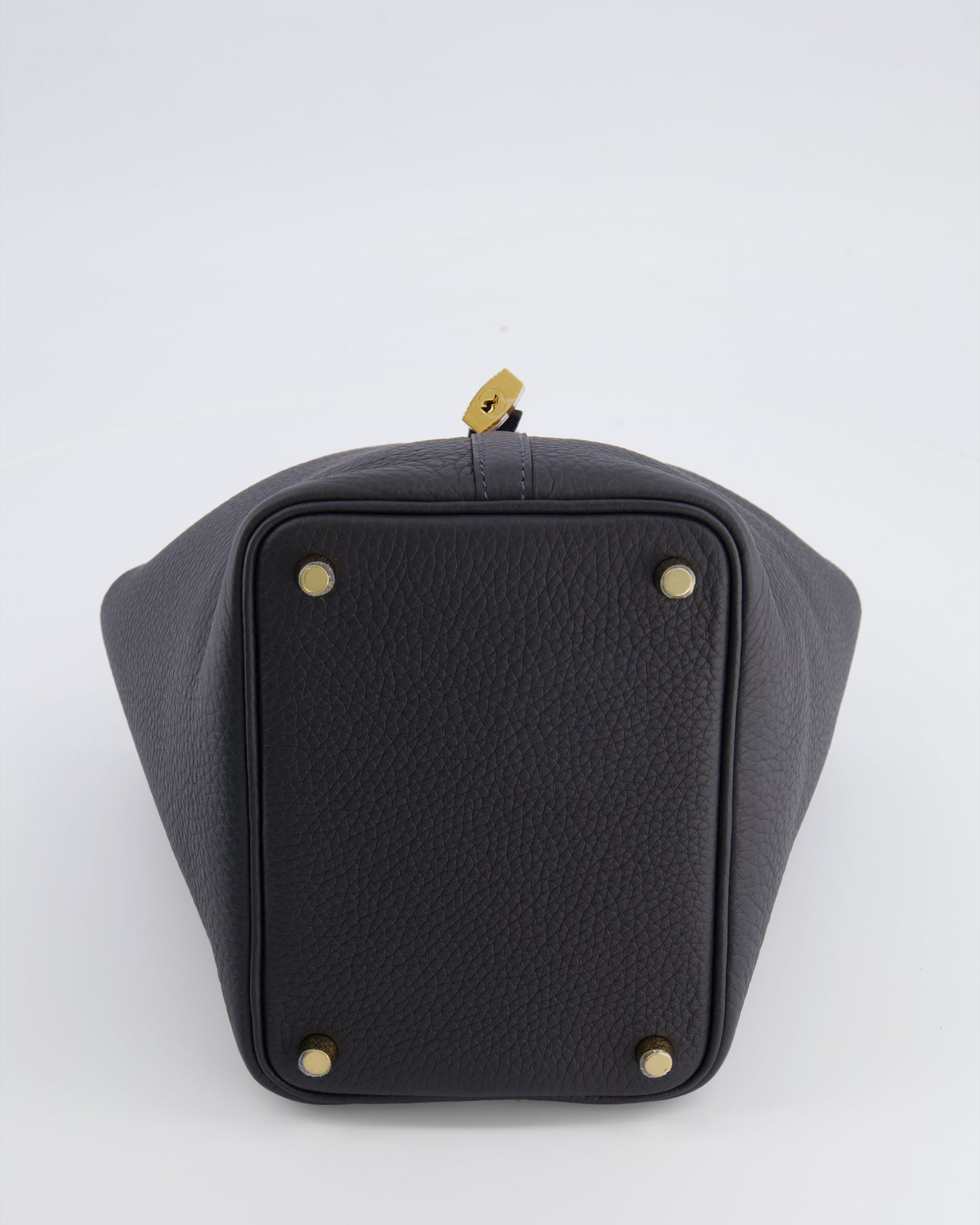 Hermes Picotin Lock 18 Bag in Caban Clemence Leather with Gold Hardware