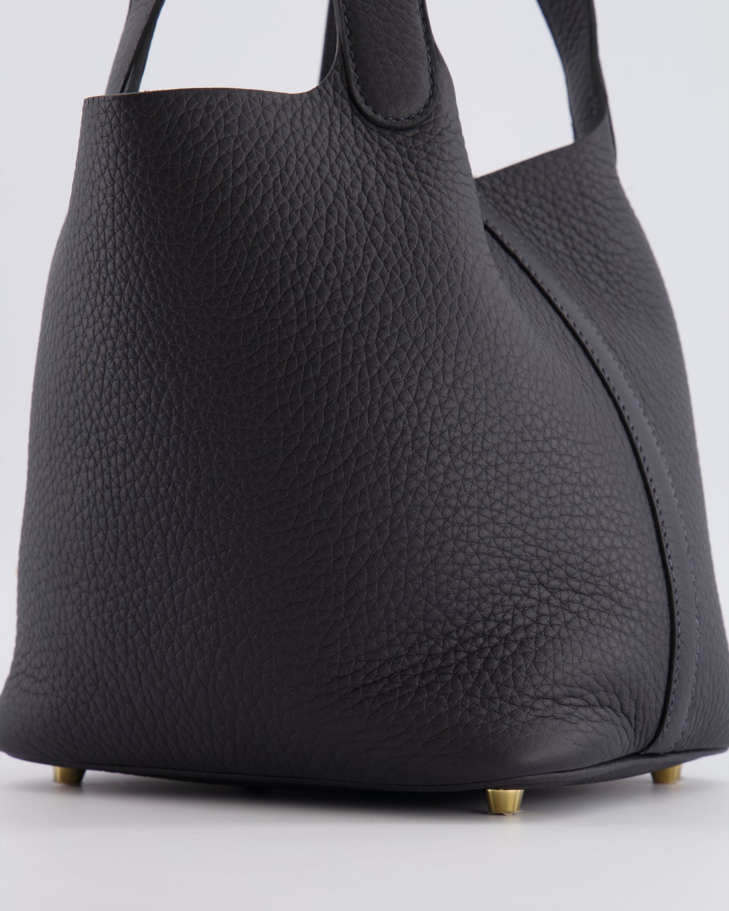 Hermes Picotin Lock 18 Bag in Caban Clemence Leather with Gold Hardware
