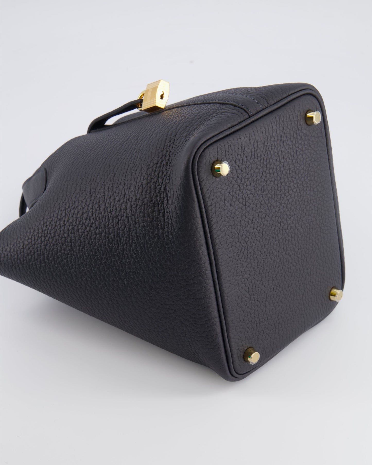 Hermes Picotin Lock 18 Bag in Caban Clemence Leather with Gold Hardware