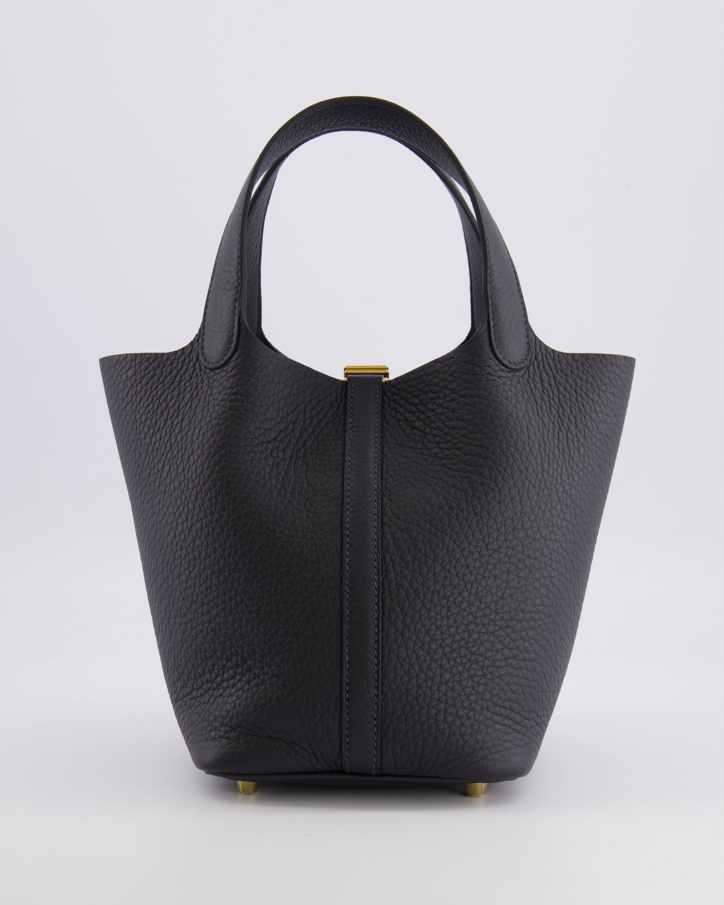 Hermes Picotin Lock 18 Bag in Caban Clemence Leather with Gold Hardware