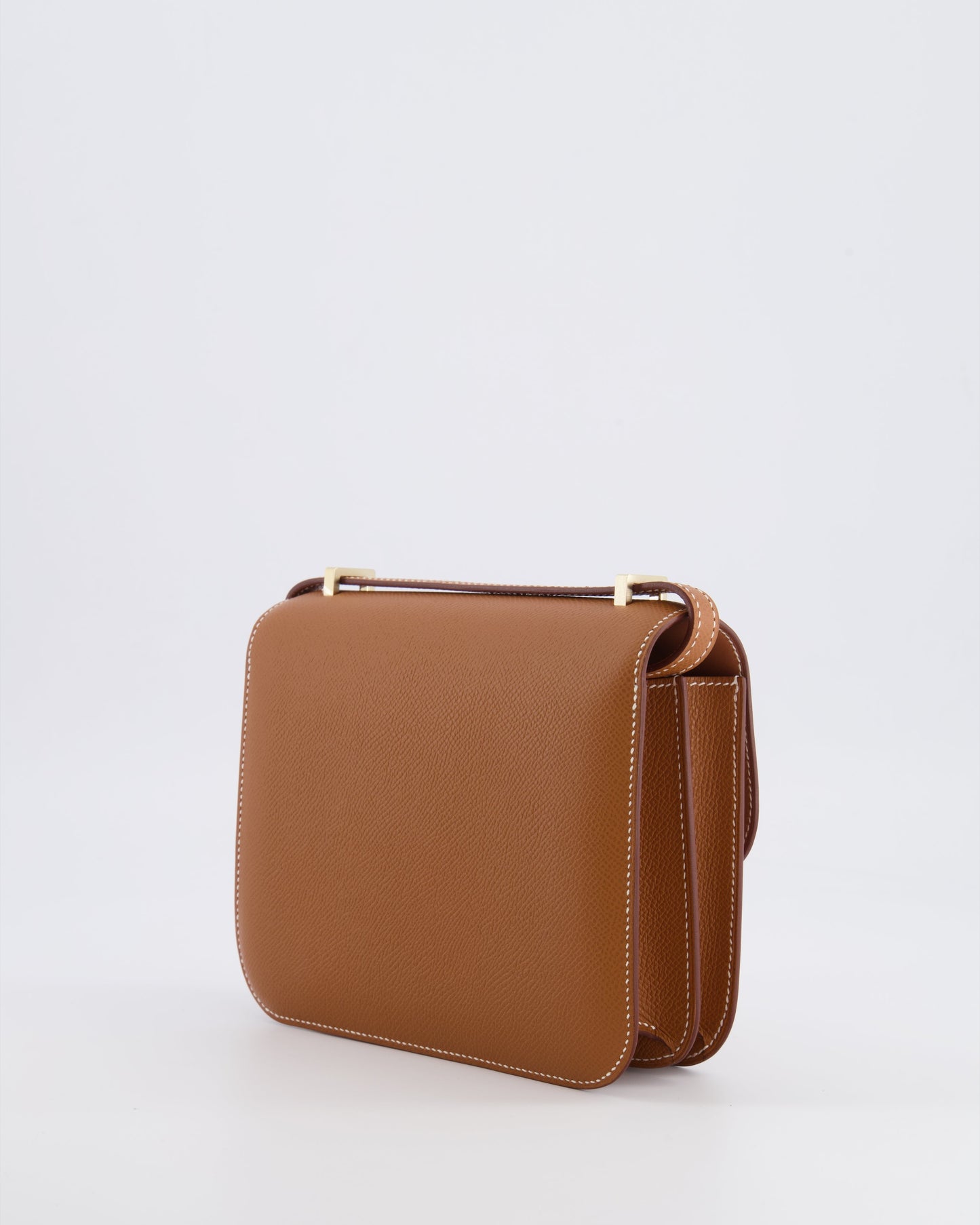 *RARE* Hermes Constance III 18 Miroir Bag in Gold Epsom Leather with Brushed Permabrass Hardware