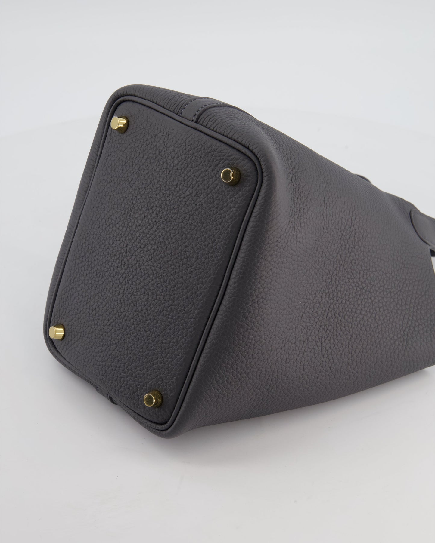 Hermes Picotin Lock 18 Bag in Ardoise Clemence Leather with Permabrass Hardware