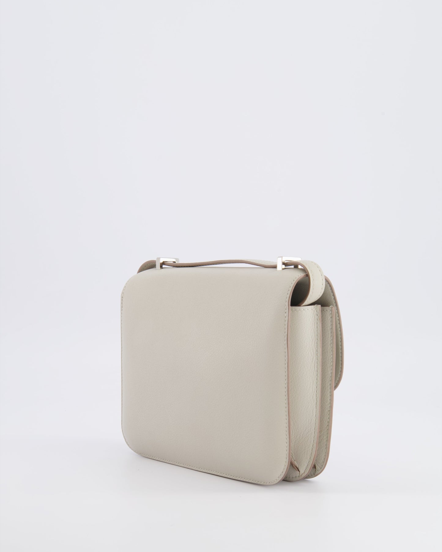 Hermes Constance III 18 Bag in Gris Perle Evercolor Leather with Palladium Hardware
