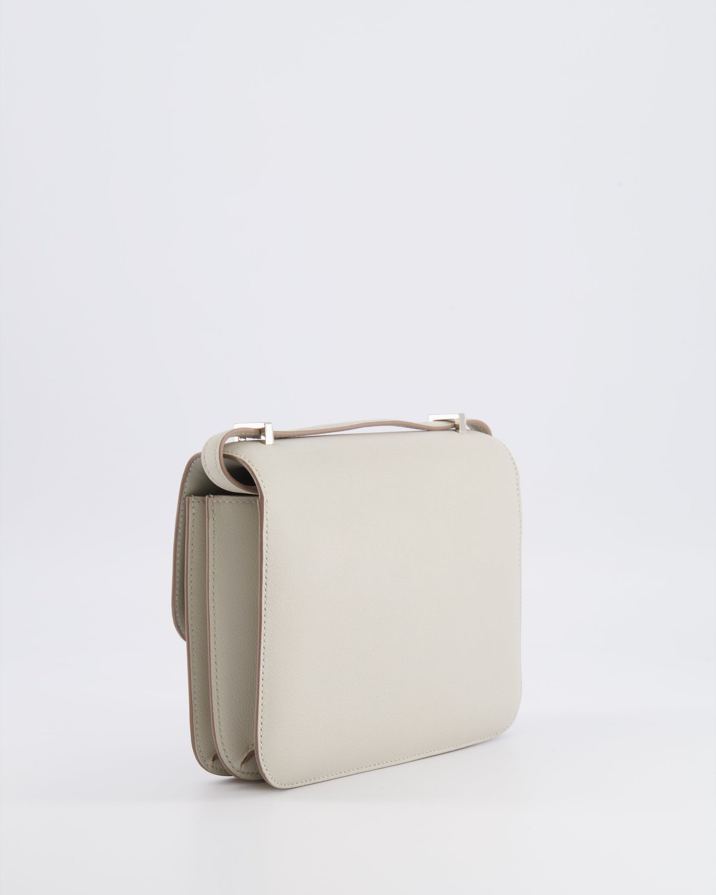 Hermes Constance III 18 Bag in Gris Perle Evercolor Leather with Palladium Hardware