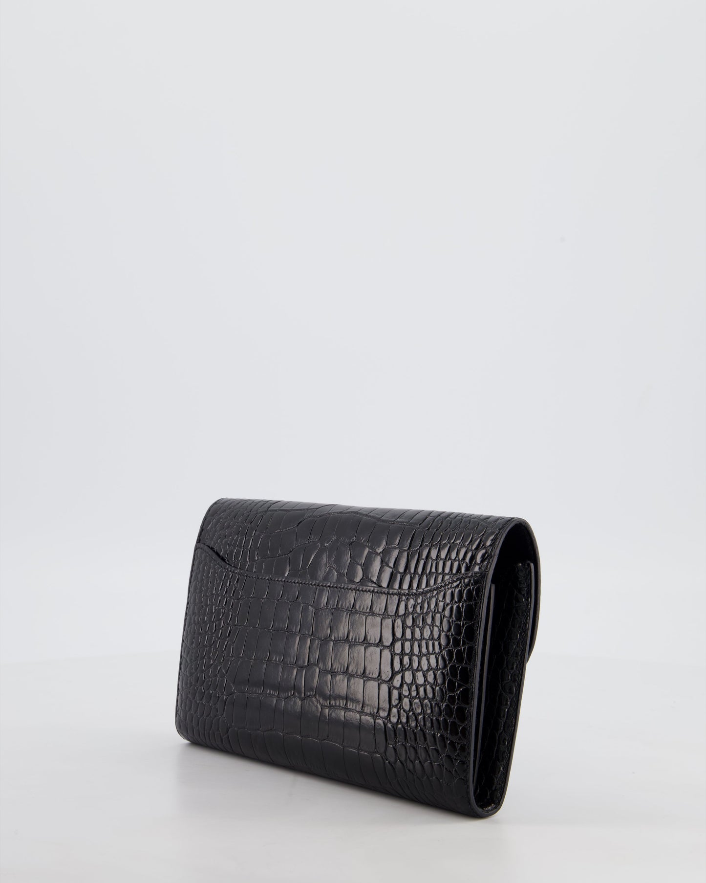 Hermes Constance Wallet in Noir Alligator with Palladium Hardware