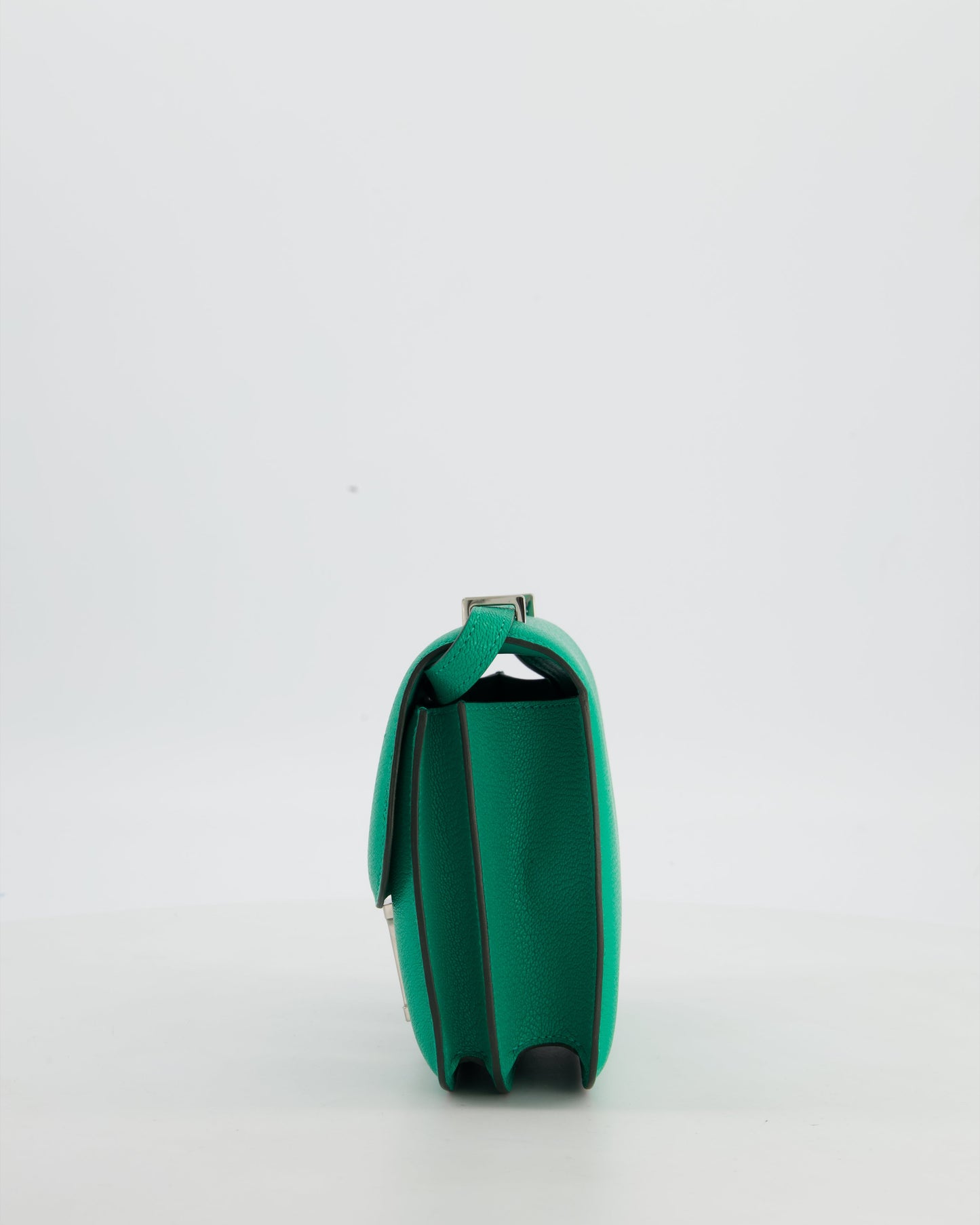 Hermes Mini Constance III Miroir 18 Bag in Menthe Chevre Mysore Leather with Palladium Hardware