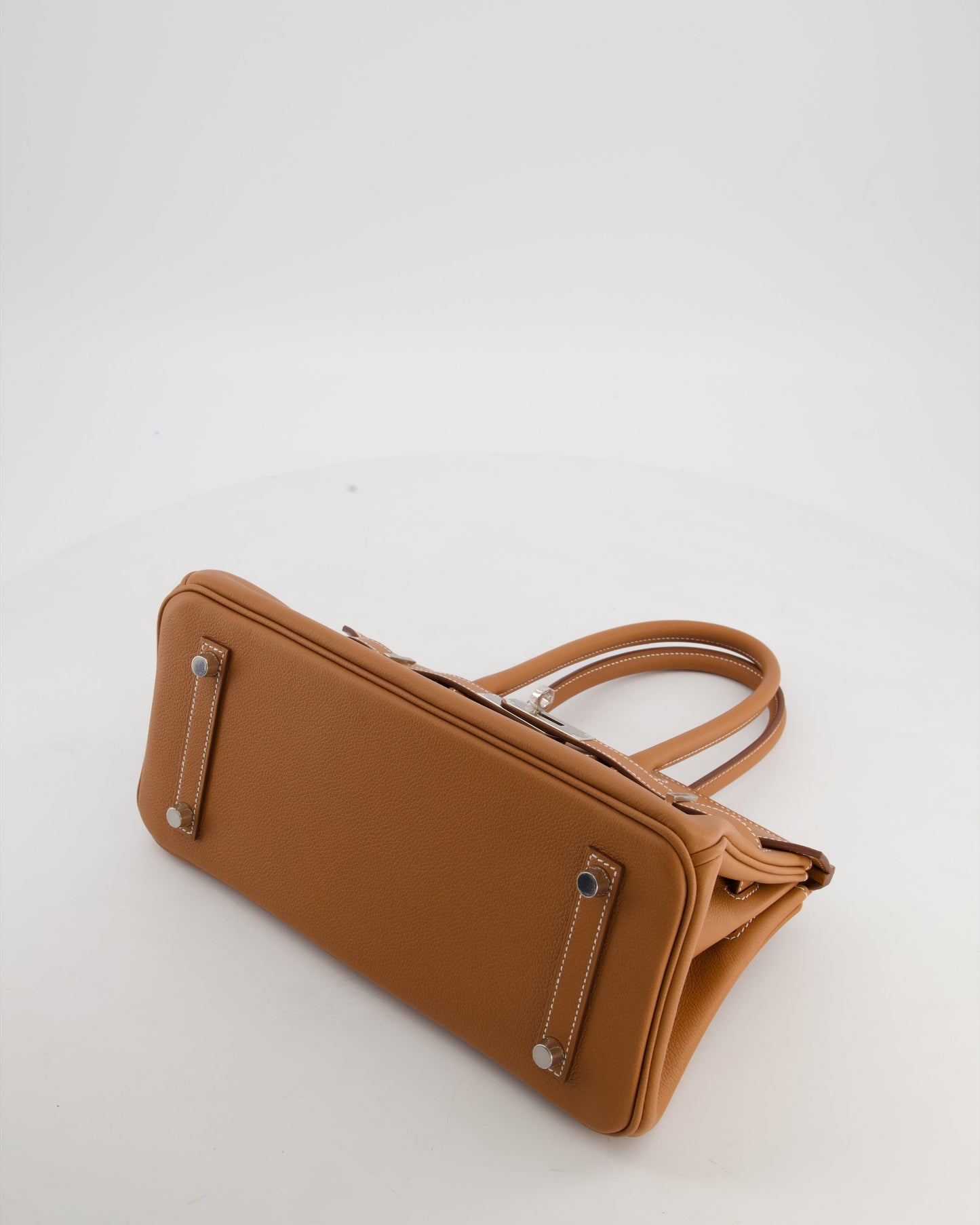 *RARE* Hermes Shoulder Birkin Light 29 Bag in Gold Evercolour Leather with Palladium Hardware