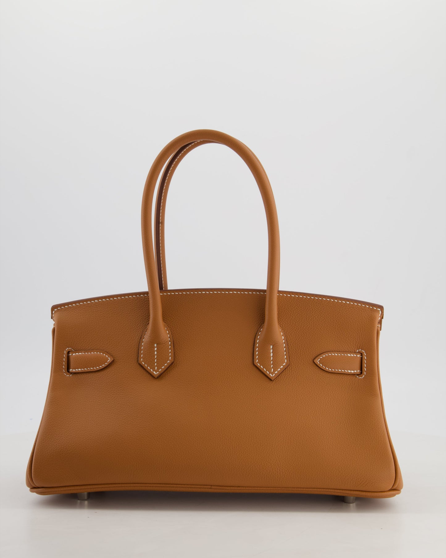 *RARE* Hermes Shoulder Birkin Light 29 Bag in Gold Evercolour Leather with Palladium Hardware