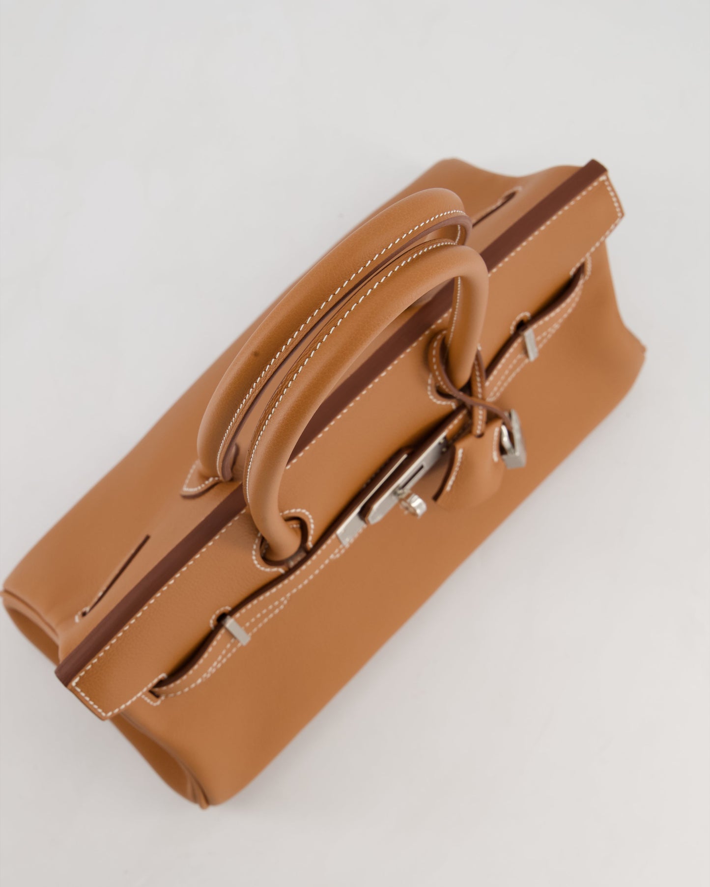 *RARE* Hermes Shoulder Birkin Light 29 Bag in Gold Evercolour Leather with Palladium Hardware