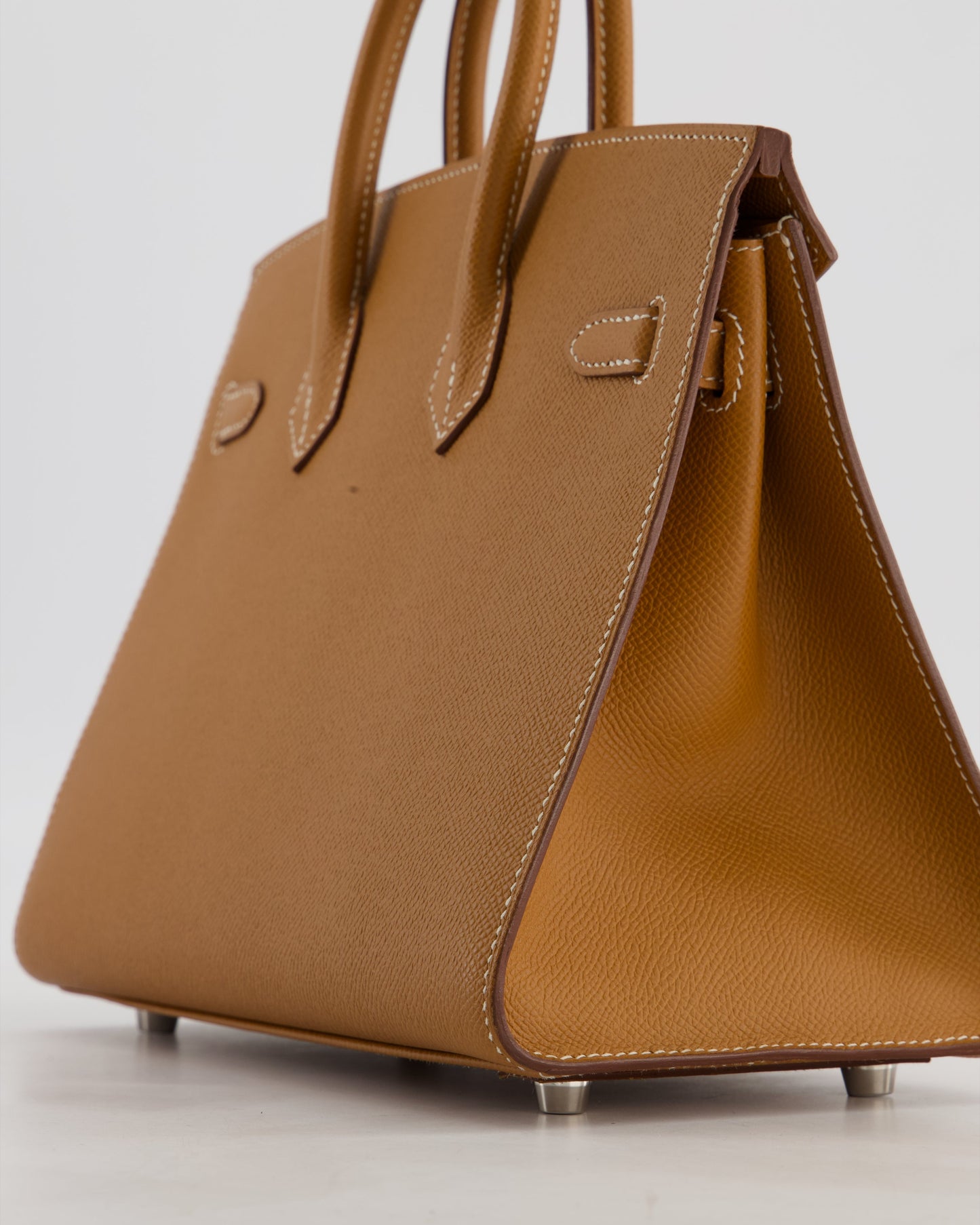 *RARE* Hermes Birkin 25 Sellier Bag in Gold Epsom Leather with Palladium Hardware