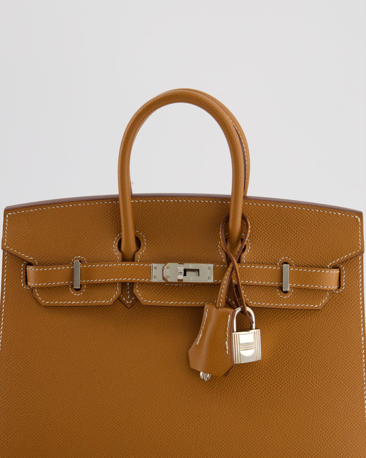*RARE* Hermes Birkin 25 Sellier Bag in Gold Epsom Leather with Palladium Hardware