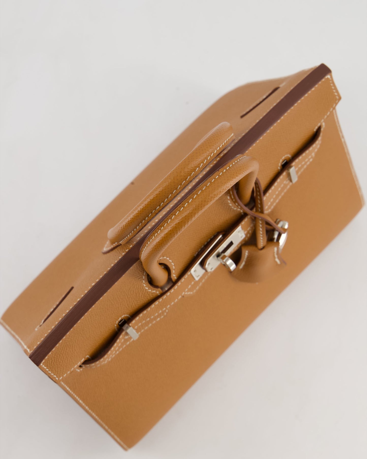 *RARE* Hermes Birkin 25 Sellier Bag in Gold Epsom Leather with Palladium Hardware