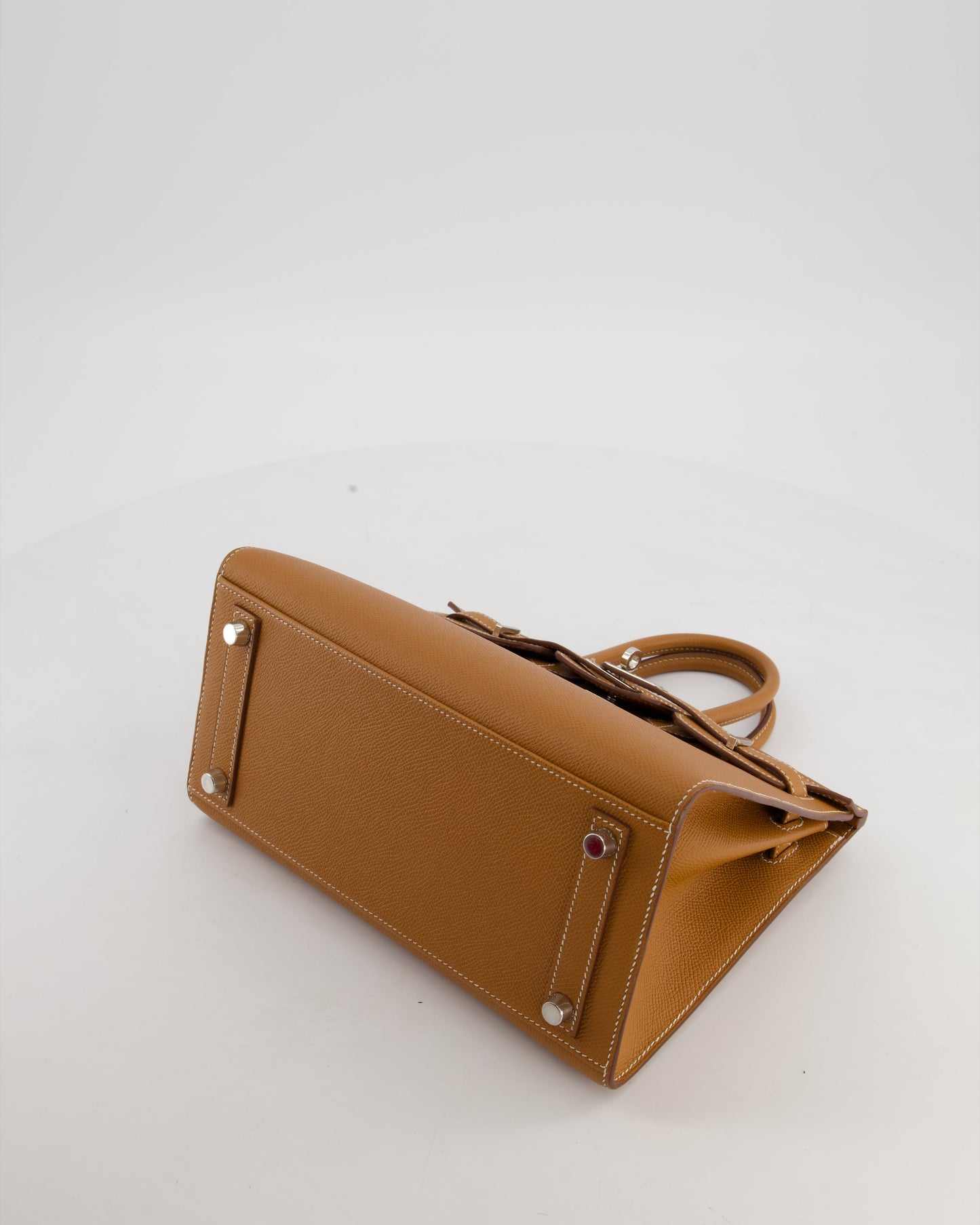*RARE* Hermes Birkin 25 Sellier Bag in Gold Epsom Leather with Palladium Hardware