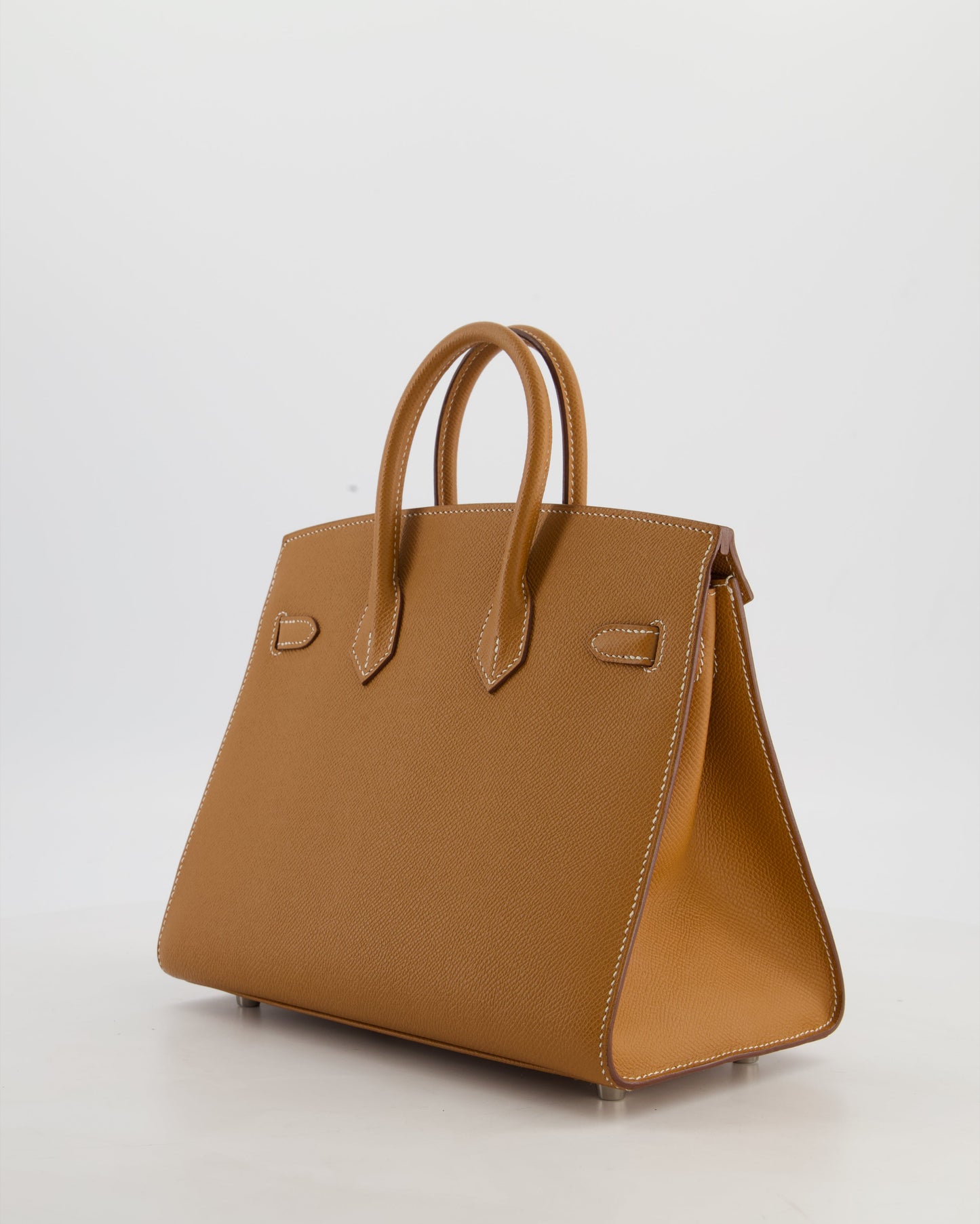 *RARE* Hermes Birkin 25 Sellier Bag in Gold Epsom Leather with Palladium Hardware
