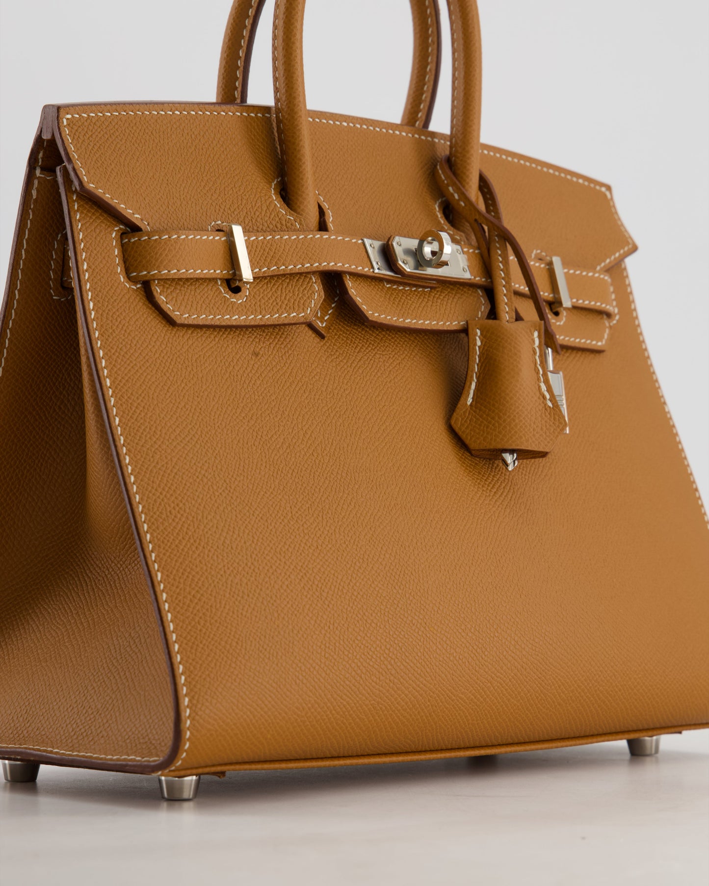 *RARE* Hermes Birkin 25 Sellier Bag in Gold Epsom Leather with Palladium Hardware