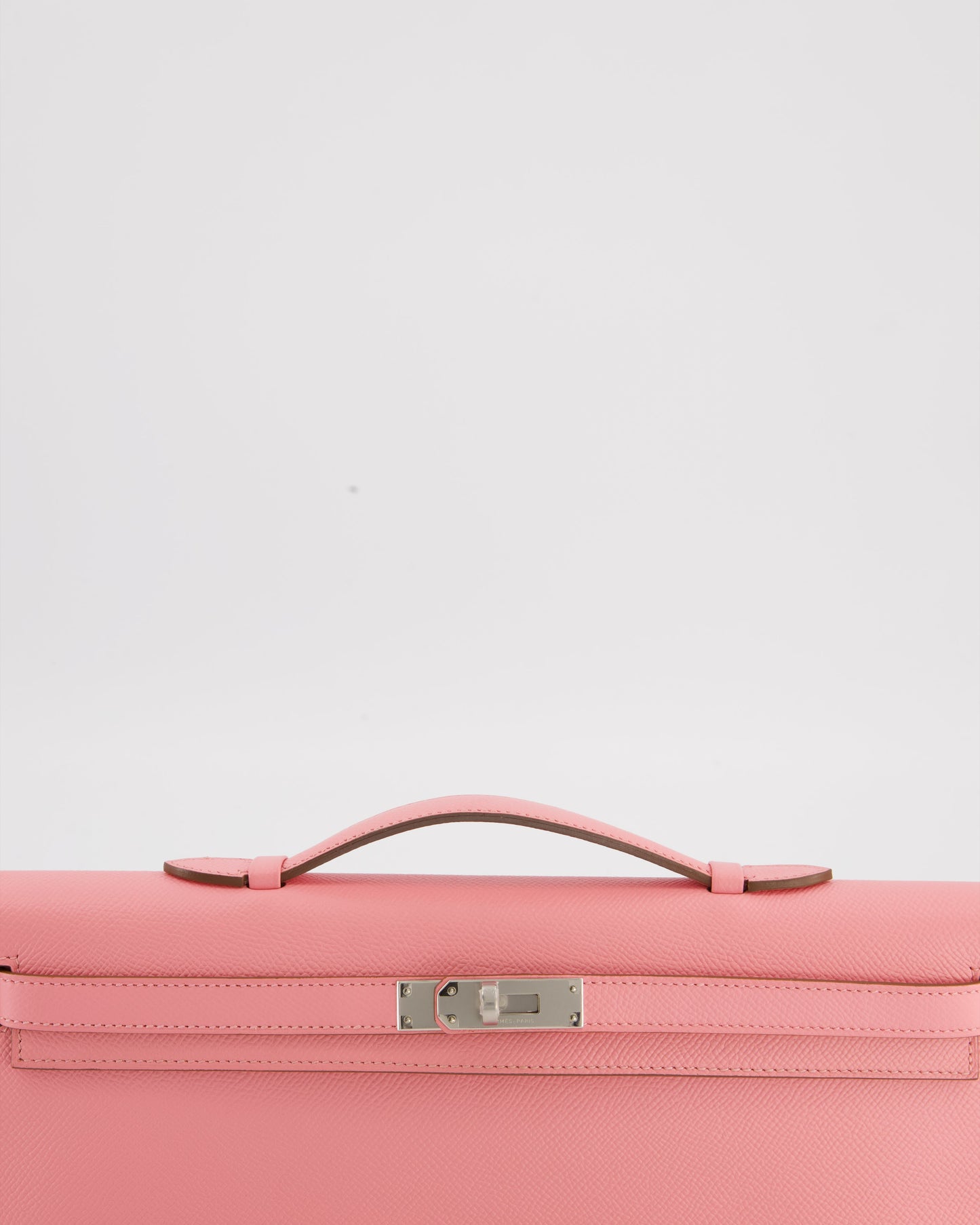 *RARE* Hermes Kelly Cut Bag in Rose Confetti Epsom Leather with Palladium Hardware