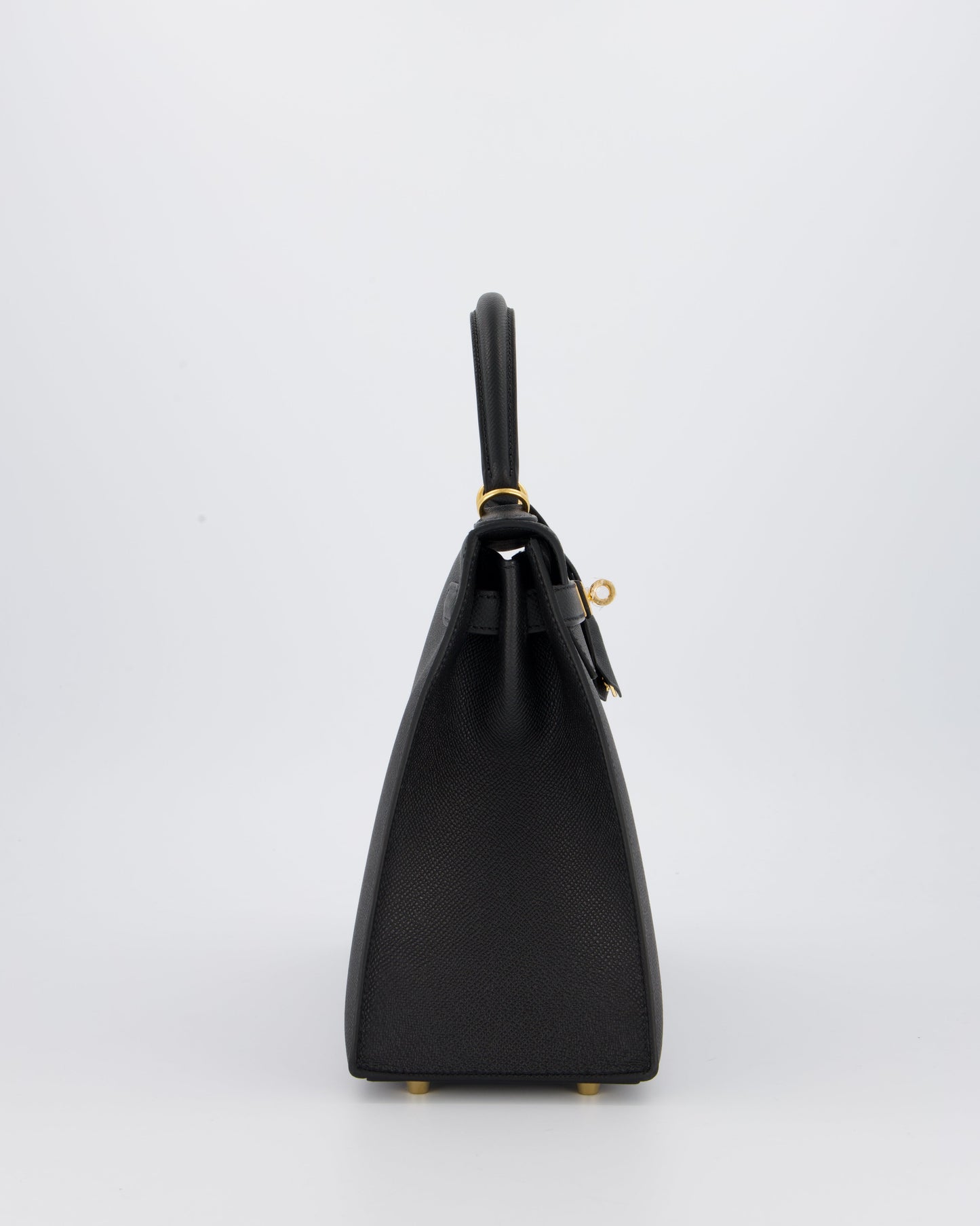 Hermes Kelly 28 Sellier Bag in Noir Epsom Leather with Gold Hardware