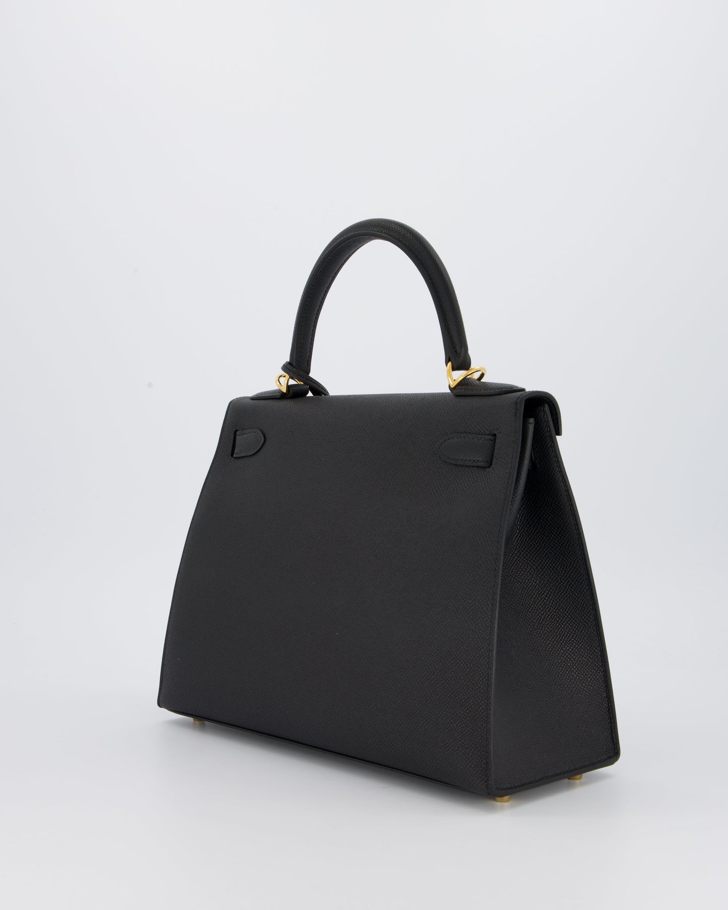 Hermes Kelly 28 Sellier Bag in Noir Epsom Leather with Gold Hardware