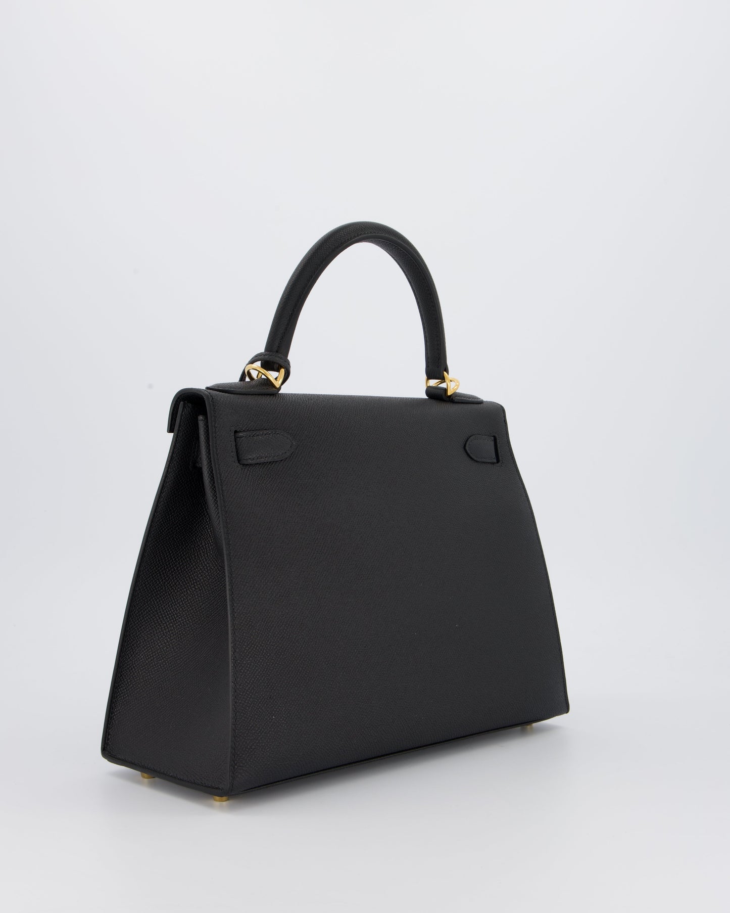 Hermes Kelly 28 Sellier Bag in Noir Epsom Leather with Gold Hardware