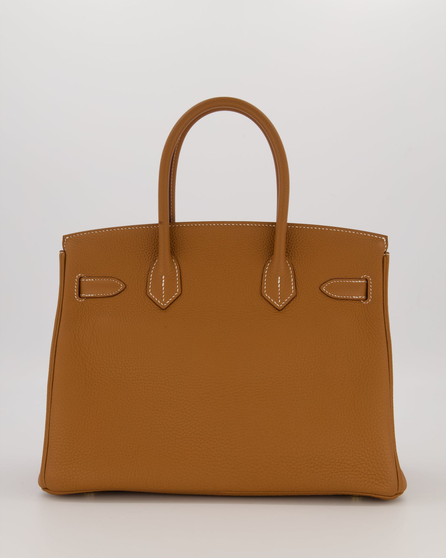 *RARE* Hermes Birkin 30 Retourne Bag in Gold Togo Leather With Gold Hardware