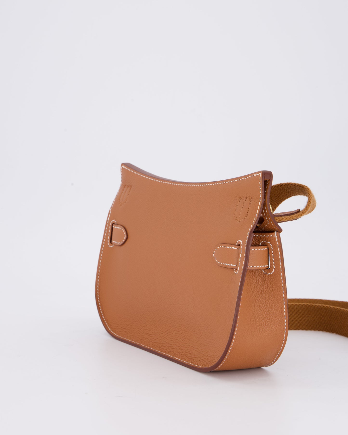 *RARE* Hermes Mini Jypsiere Bag in Gold Evercolour Leather with Gold Hardware