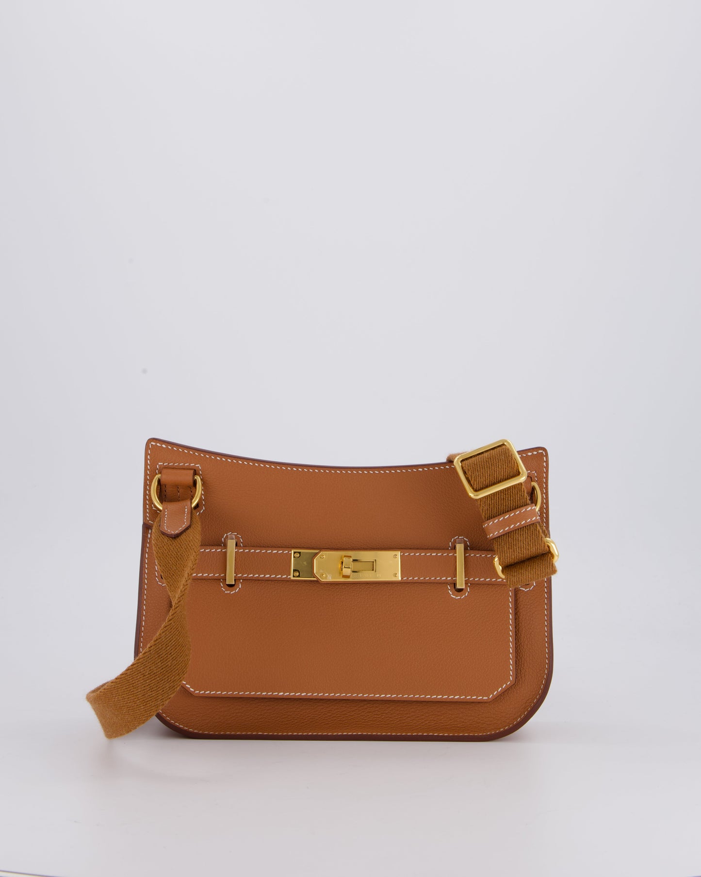 *RARE* Hermes Mini Jypsiere Bag in Gold Evercolour Leather with Gold Hardware