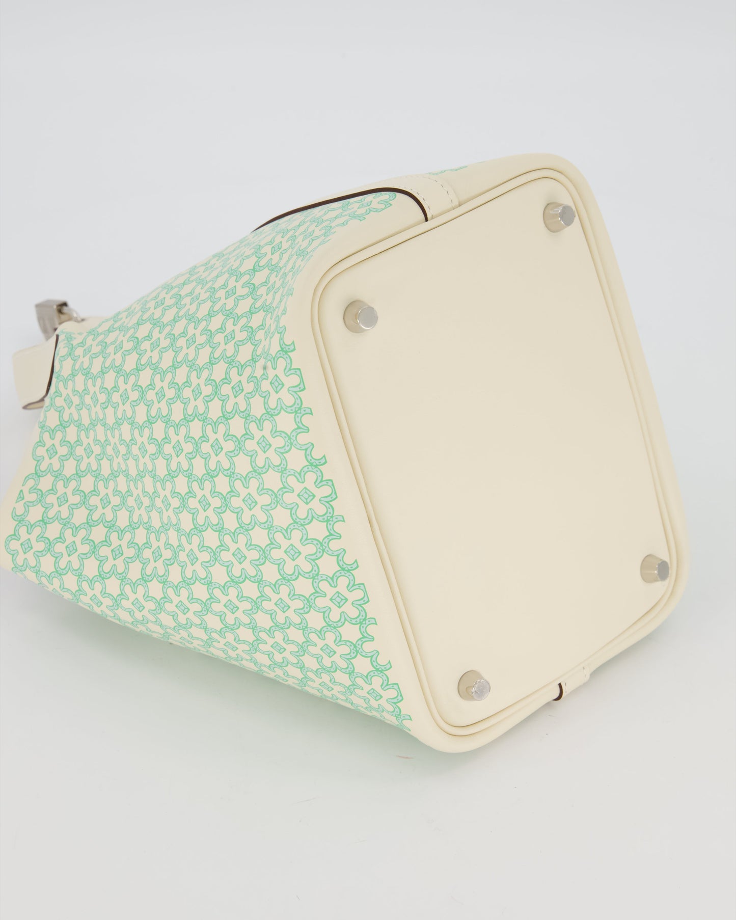 Hermes Picotin 18 Lucky Daisy Bag in Nata Swift Leather with Palladium Hardware