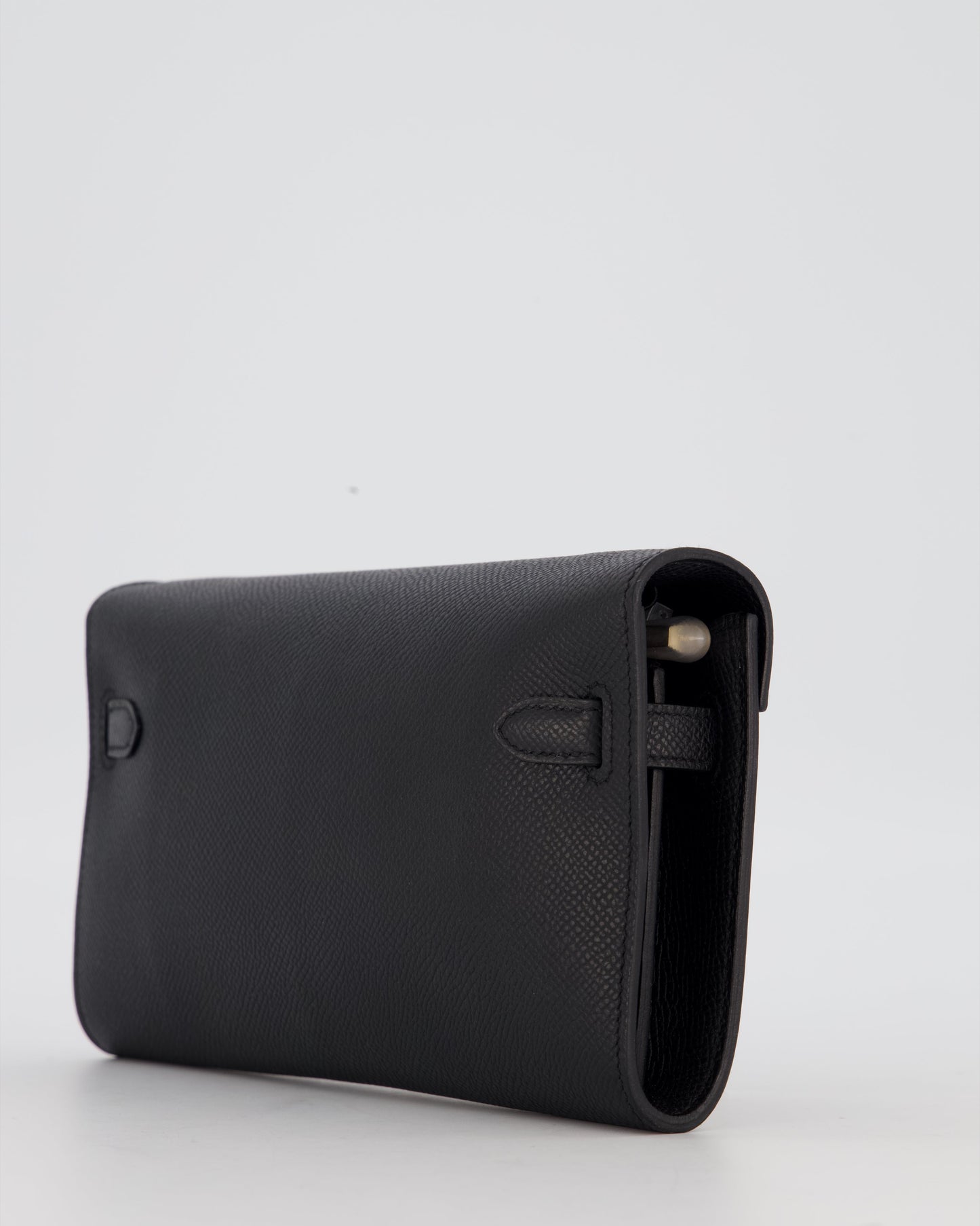 Hermes Kelly To Go Bag in Noir Epsom Leather with Gold Hardware